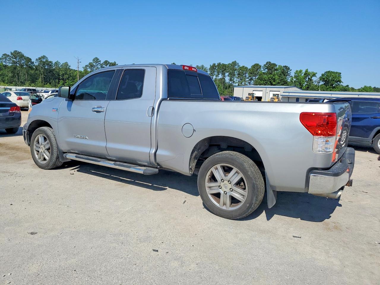2010 Toyota Tundra Double Cab Sr5 Silver vin: 5TFRY5F11AX077563
