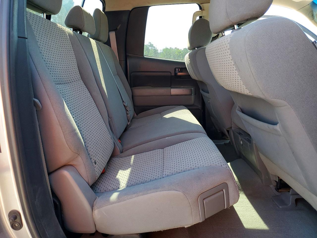 2010 Toyota Tundra Double Cab Sr5 Silver vin: 5TFRY5F11AX077563