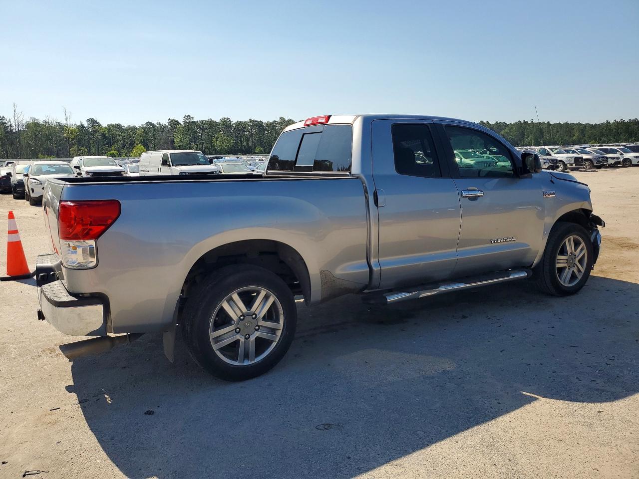 2010 Toyota Tundra Double Cab Sr5 Silver vin: 5TFRY5F11AX077563
