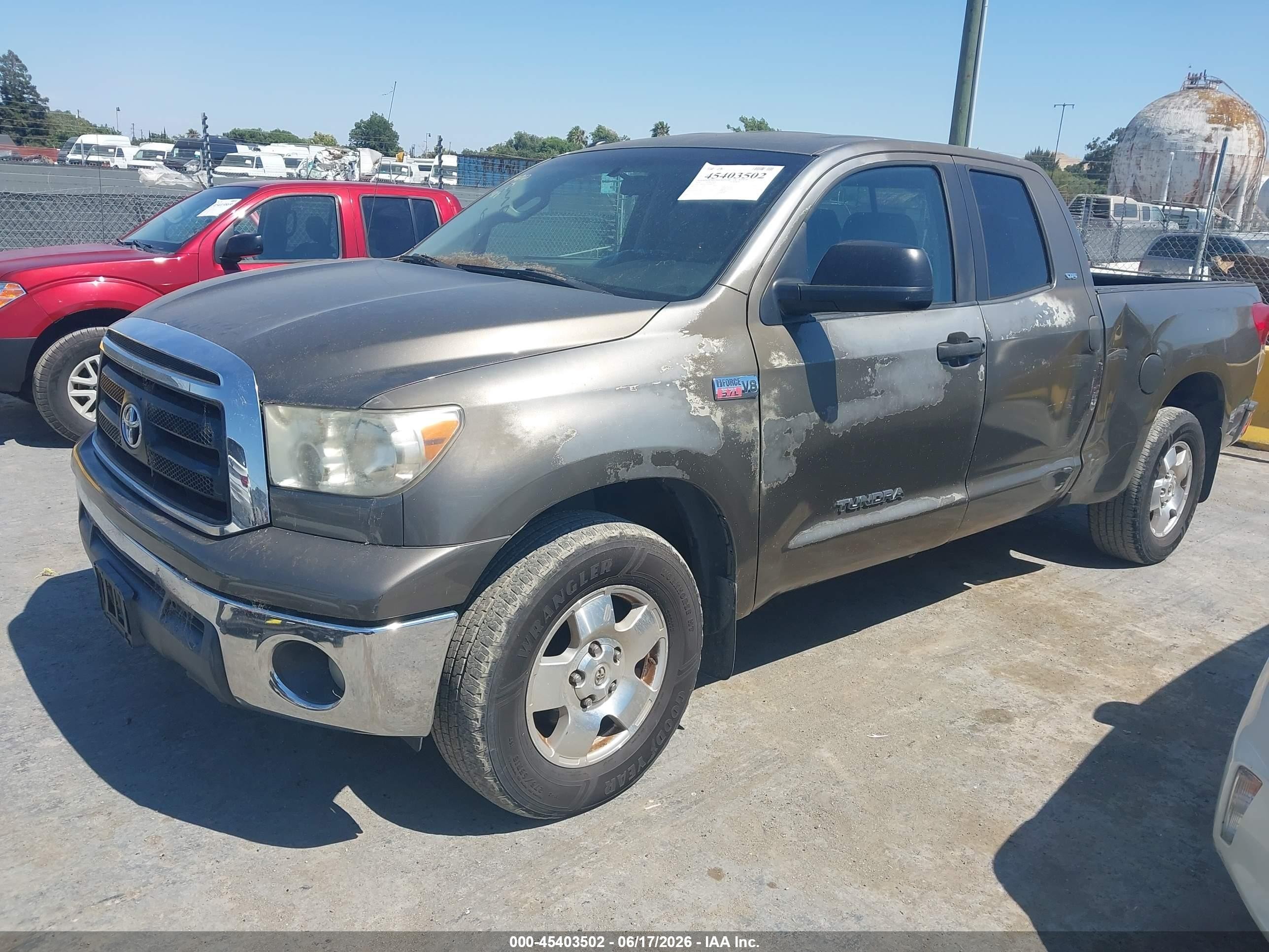 2010 Toyota Tundra Grade 5.7l V8 Серый vin: 5TFRY5F11AX080320