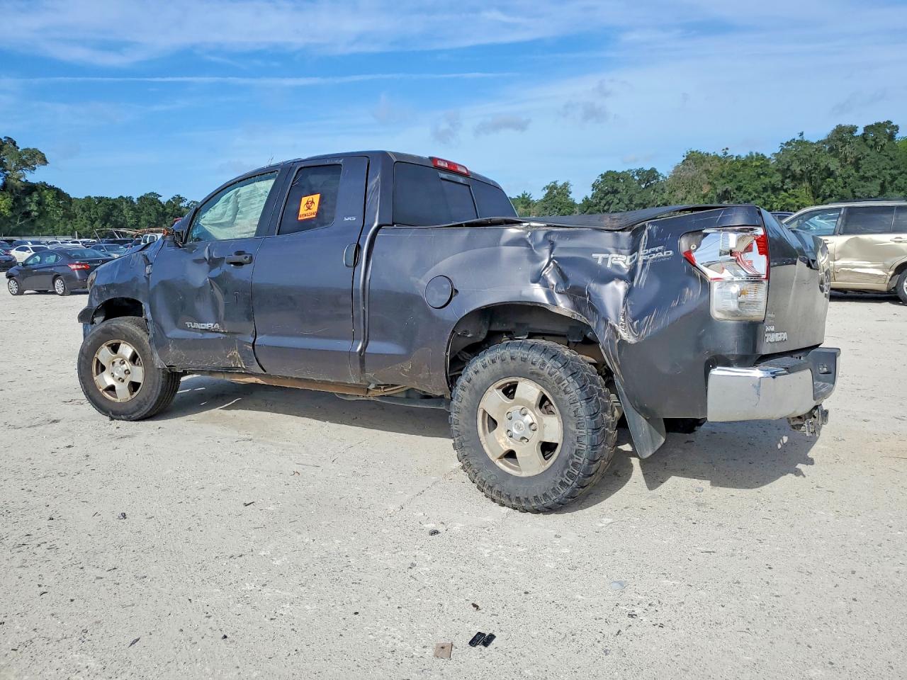 2011 Toyota Tundra Double Cab Sr5 Gray vin: 5TFRY5F11BX112975