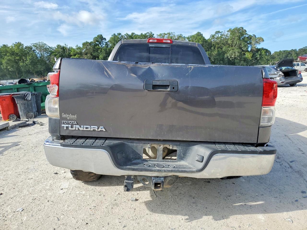 2011 Toyota Tundra Double Cab Sr5 Gray vin: 5TFRY5F11BX112975