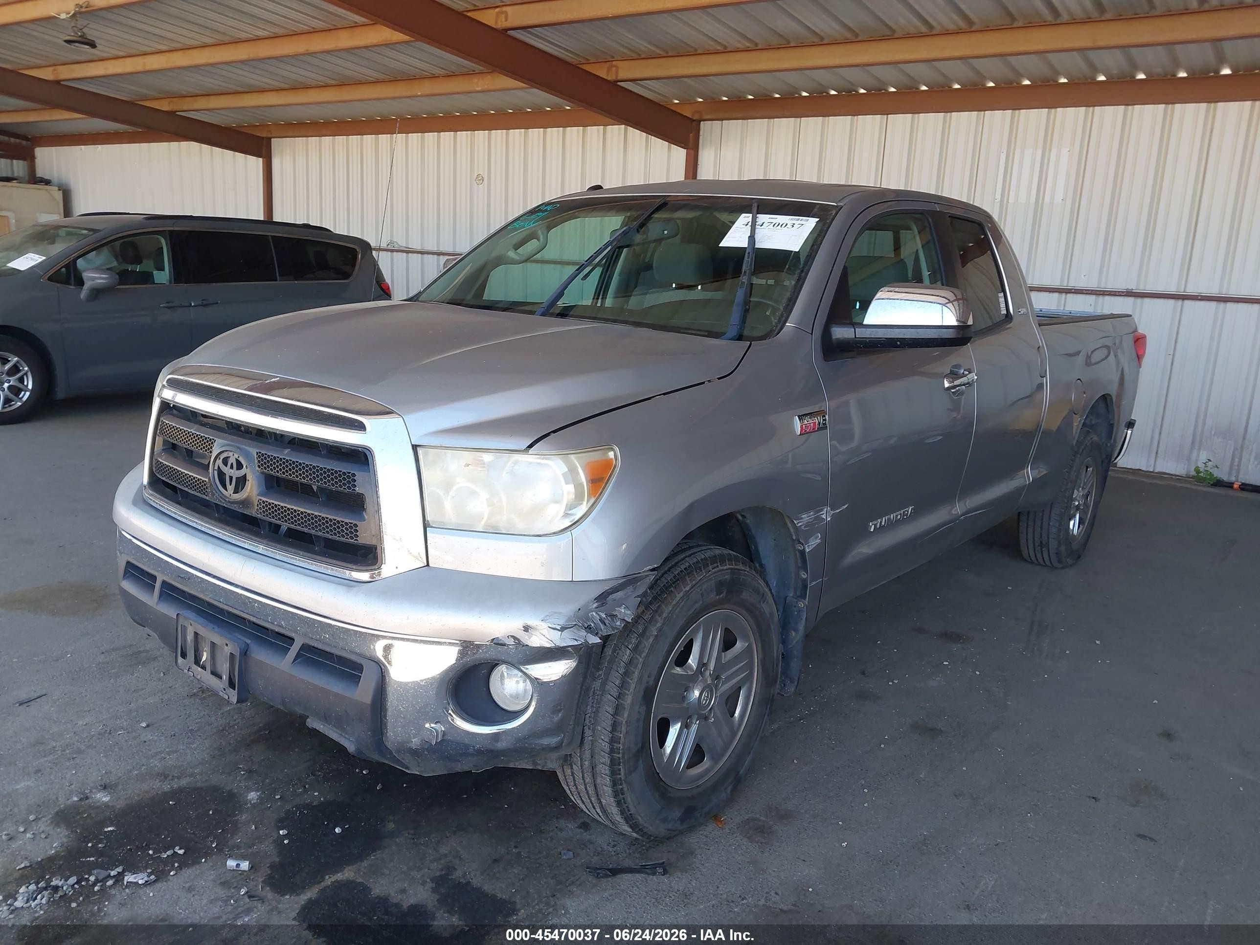 2012 Toyota Tundra Grade 5.7l V8 Silver vin: 5TFRY5F11CX119488