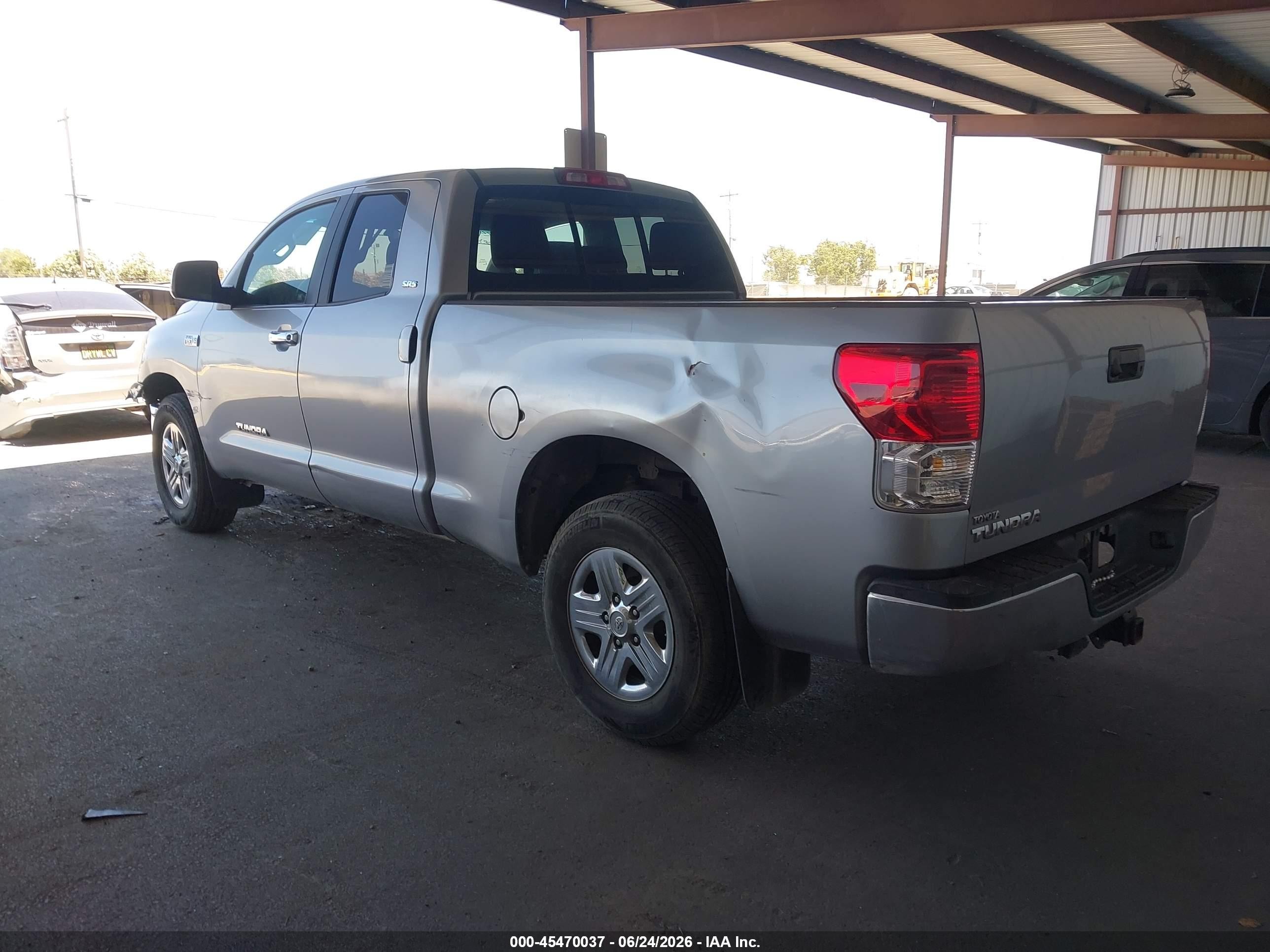 2012 Toyota Tundra Grade 5.7l V8 Silver vin: 5TFRY5F11CX119488