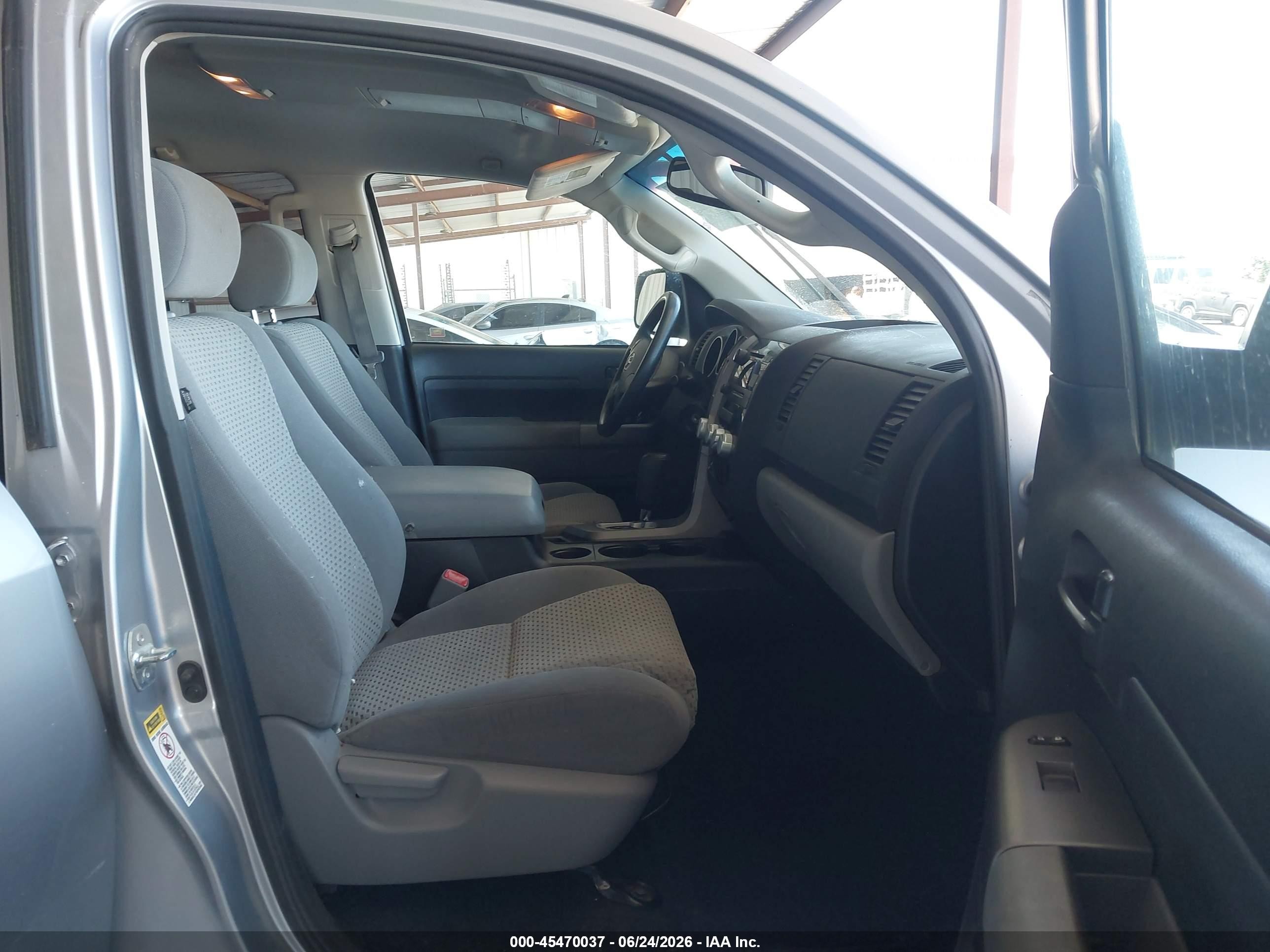 2012 Toyota Tundra Grade 5.7l V8 Silver vin: 5TFRY5F11CX119488