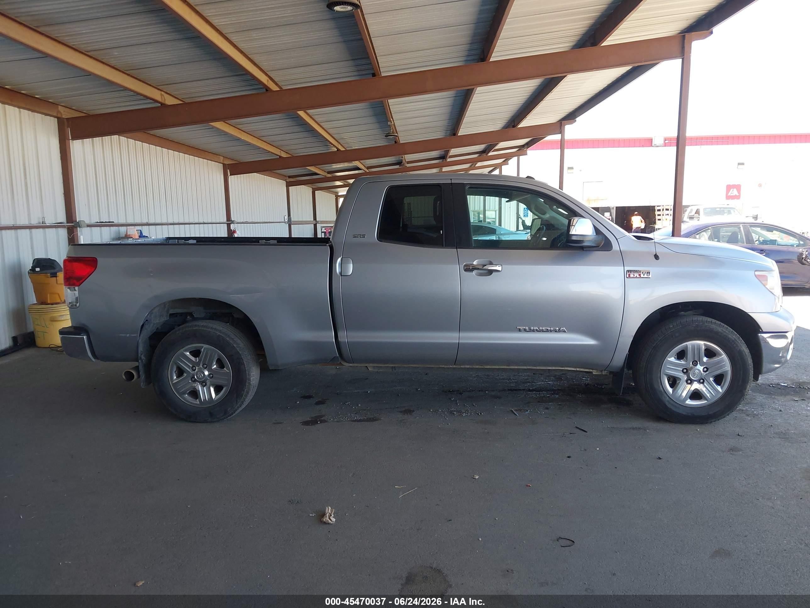 2012 Toyota Tundra Grade 5.7l V8 Silver vin: 5TFRY5F11CX119488