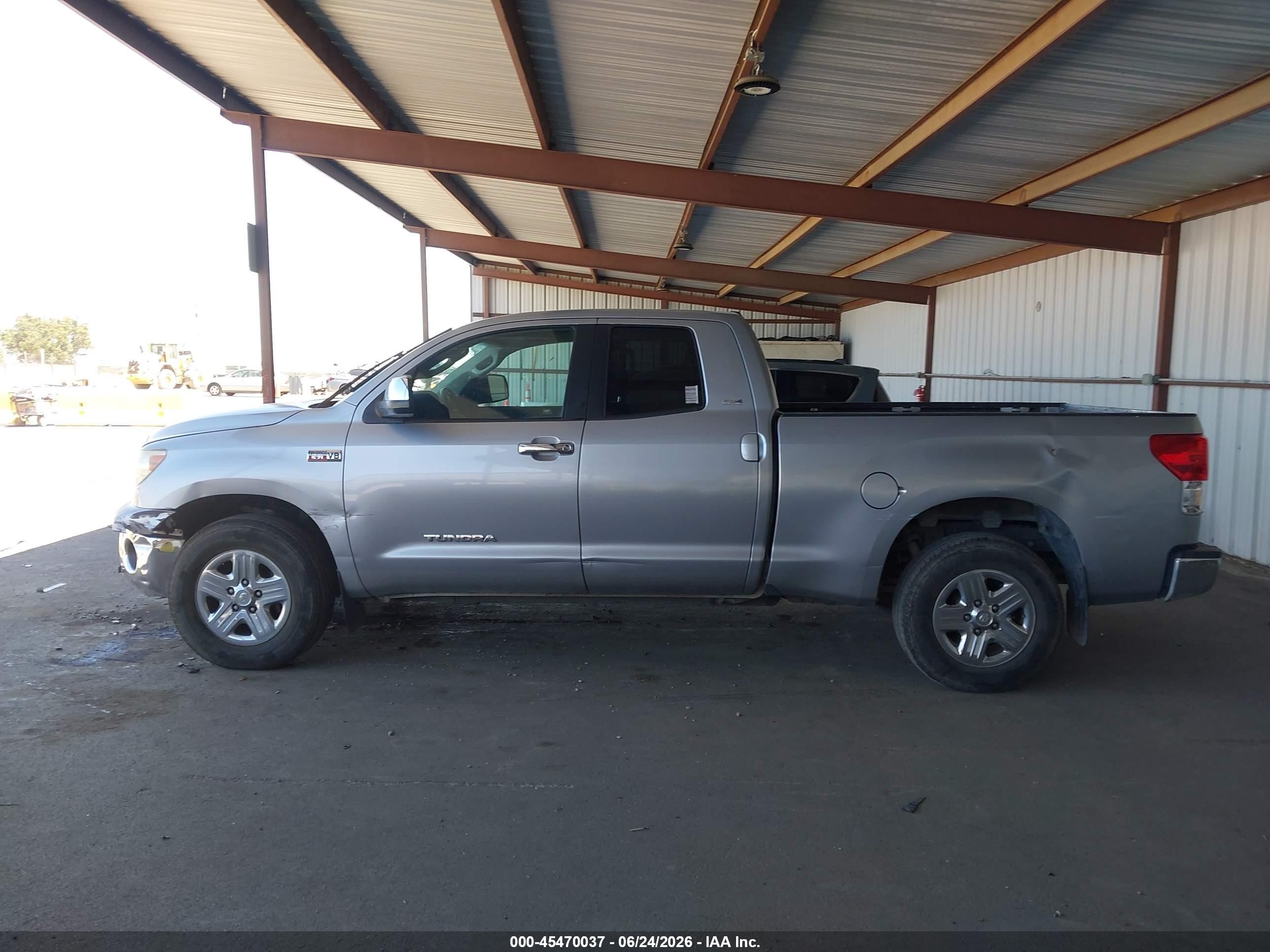 2012 Toyota Tundra Grade 5.7l V8 Silver vin: 5TFRY5F11CX119488
