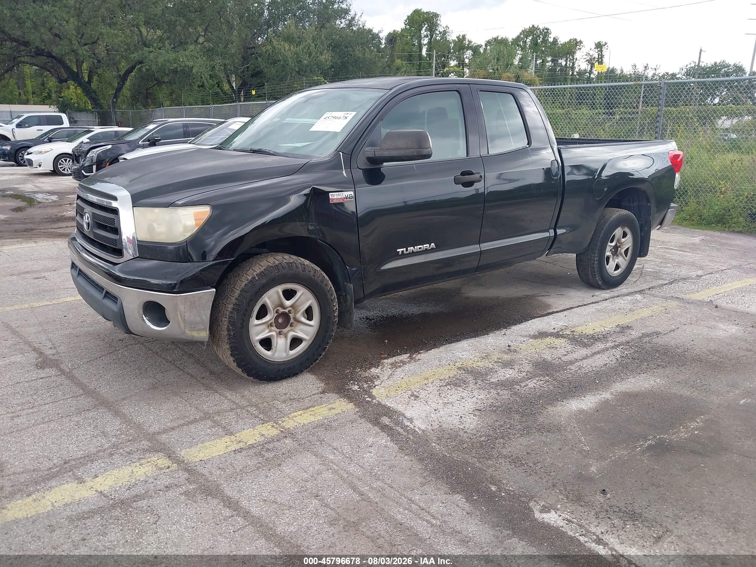 2012 Toyota Tundra Grade 5.7l V8 Black vin: 5TFRY5F11CX122164