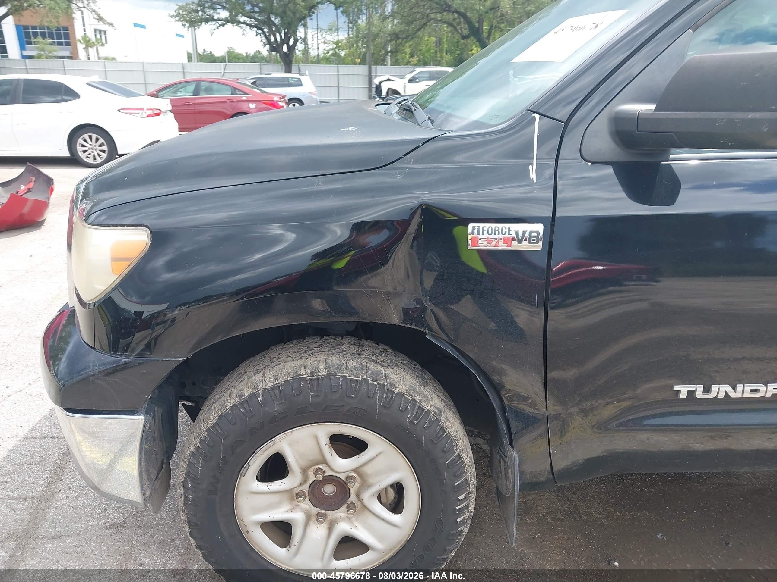 2012 Toyota Tundra Grade 5.7l V8 Black vin: 5TFRY5F11CX122164