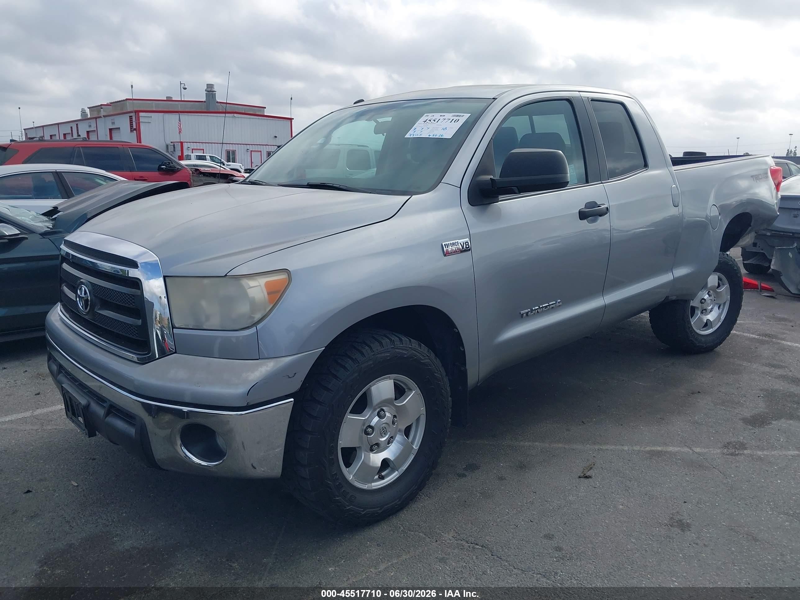 2012 Toyota Tundra Grade 5.7l V8 Silver vin: 5TFRY5F11CX125758