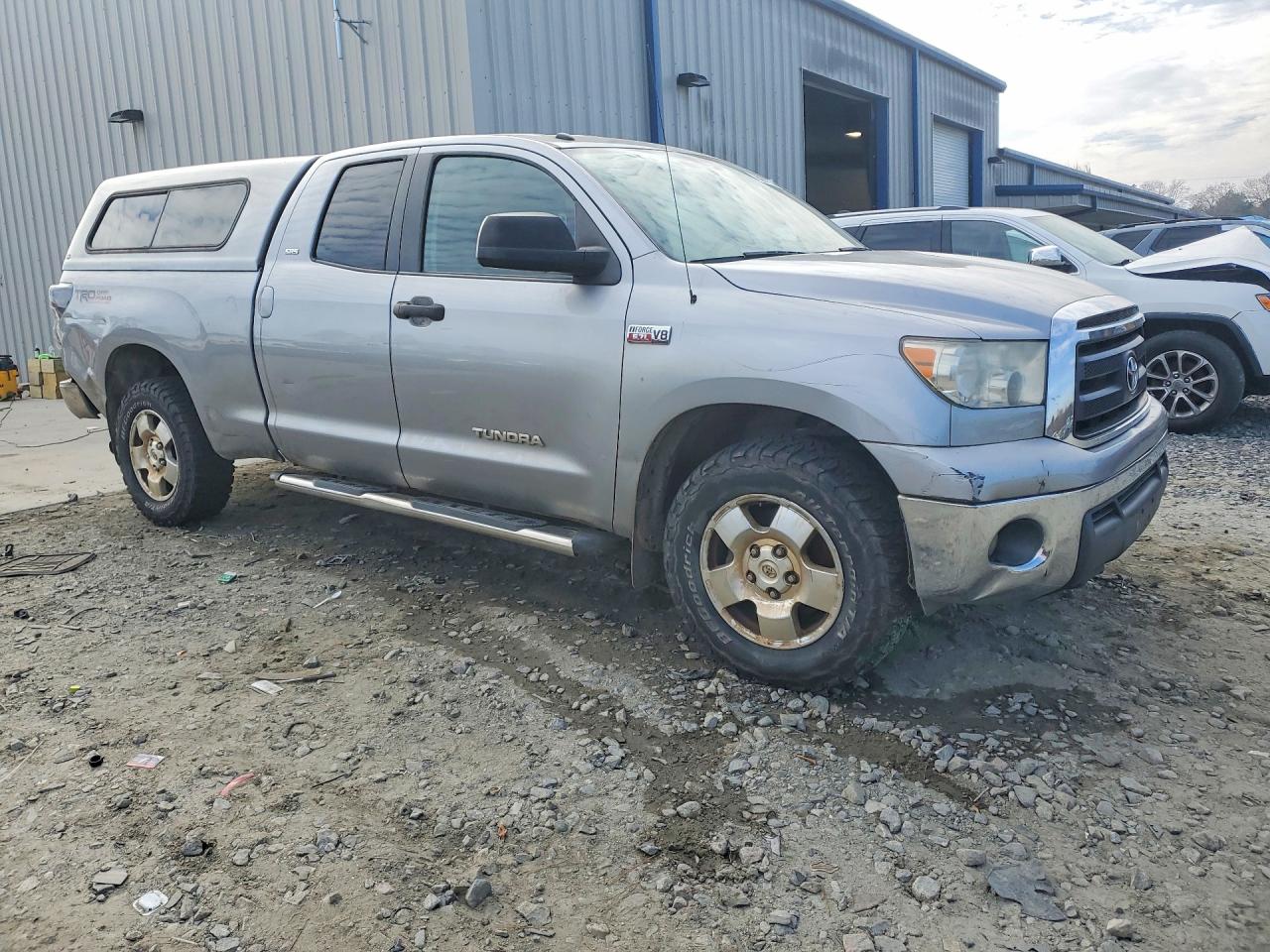2012 Toyota Tundra Double Cab Sr5 Silver vin: 5TFRY5F11CX127252