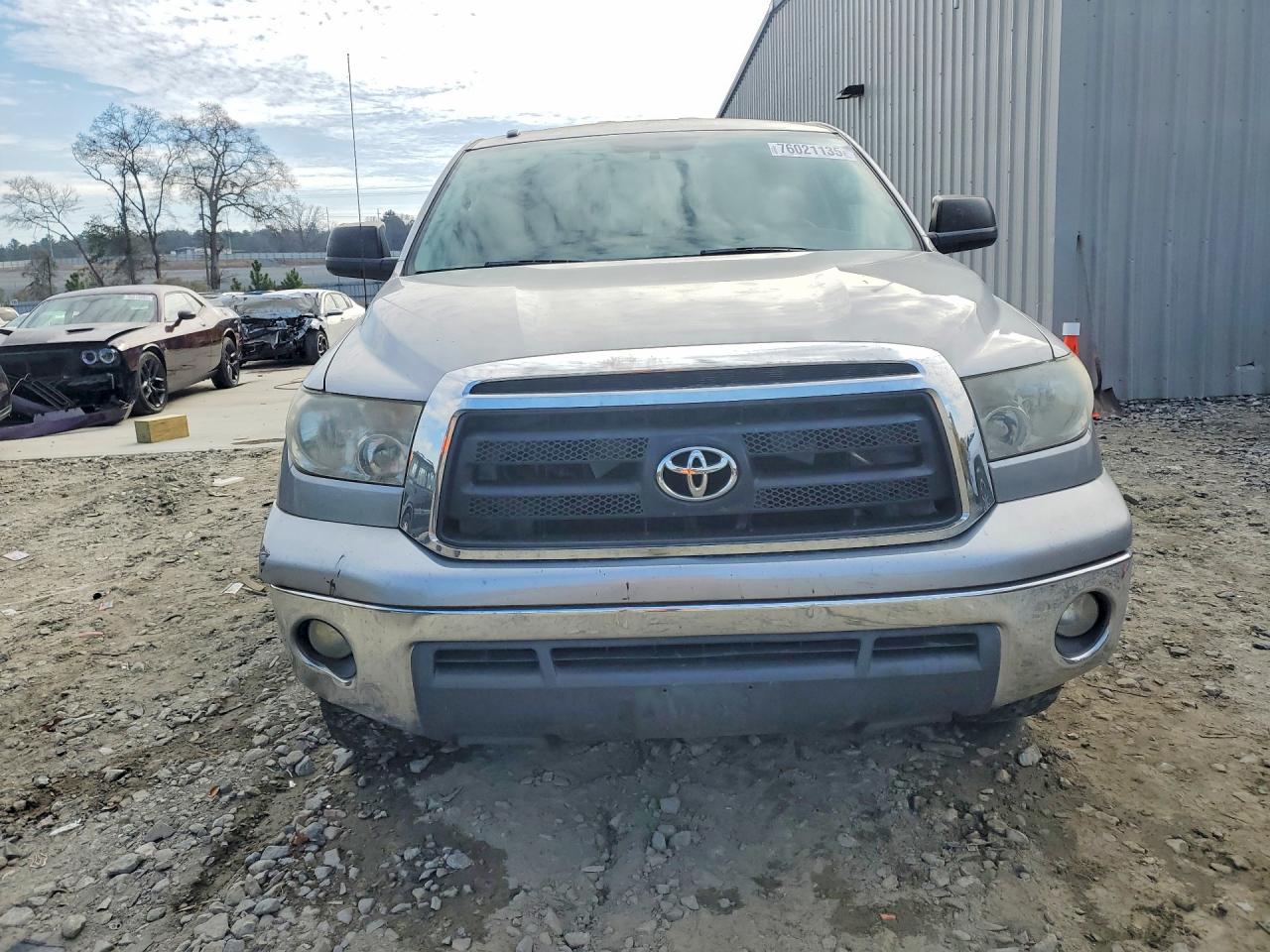 2012 Toyota Tundra Double Cab Sr5 Silver vin: 5TFRY5F11CX127252