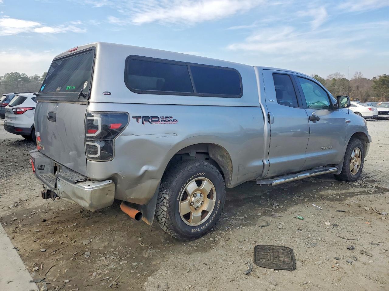 2012 Toyota Tundra Double Cab Sr5 Silver vin: 5TFRY5F11CX127252