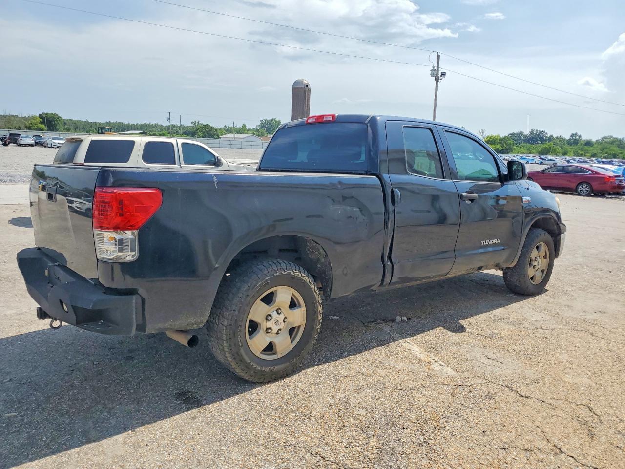2013 Toyota Tundra Double Cab Sr5 Black vin: 5TFRY5F11DX133697