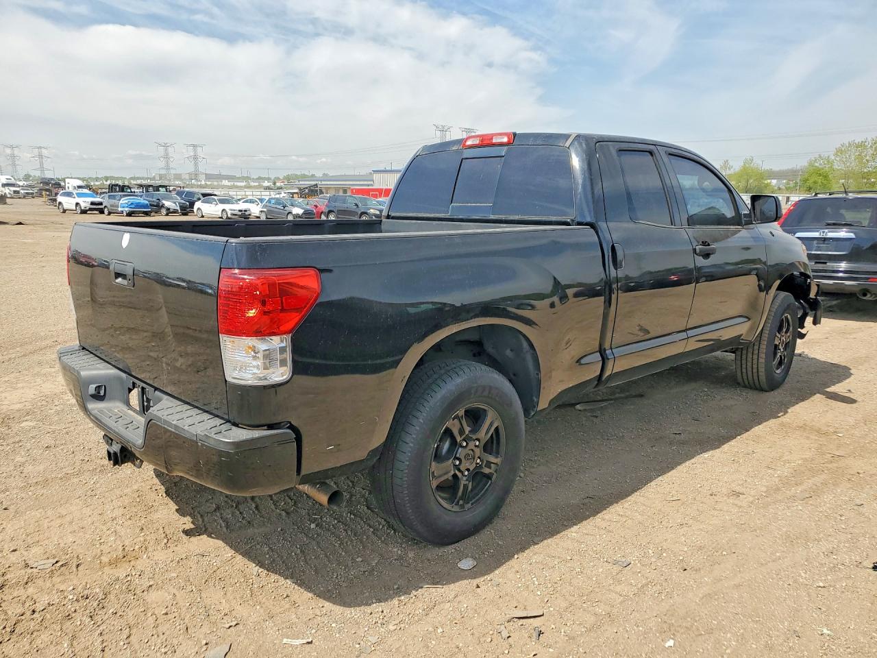 2010 Toyota Tundra Double Cab Sr5 Black vin: 5TFRY5F12AX085848