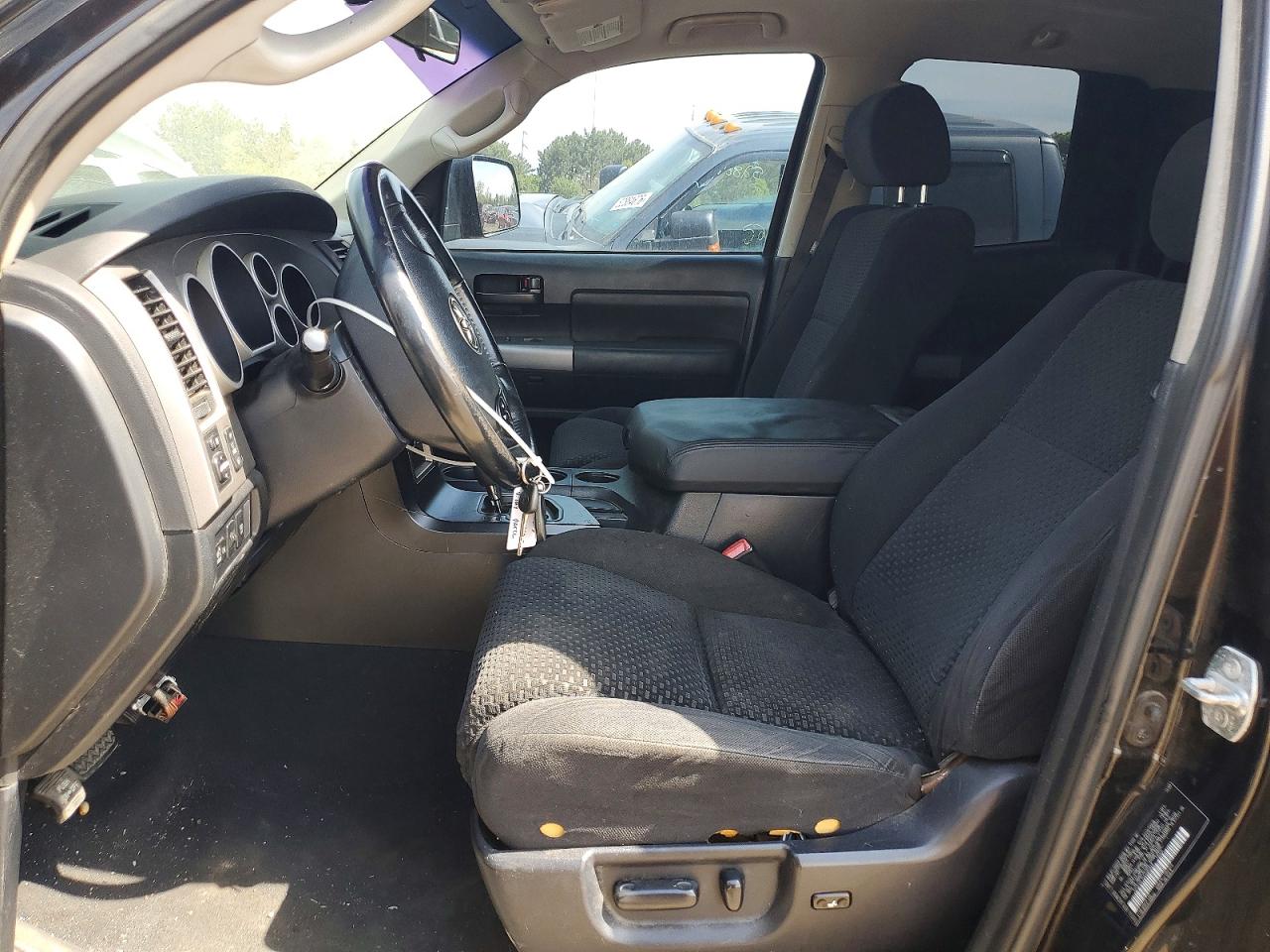 2010 Toyota Tundra Double Cab Sr5 Black vin: 5TFRY5F12AX085848