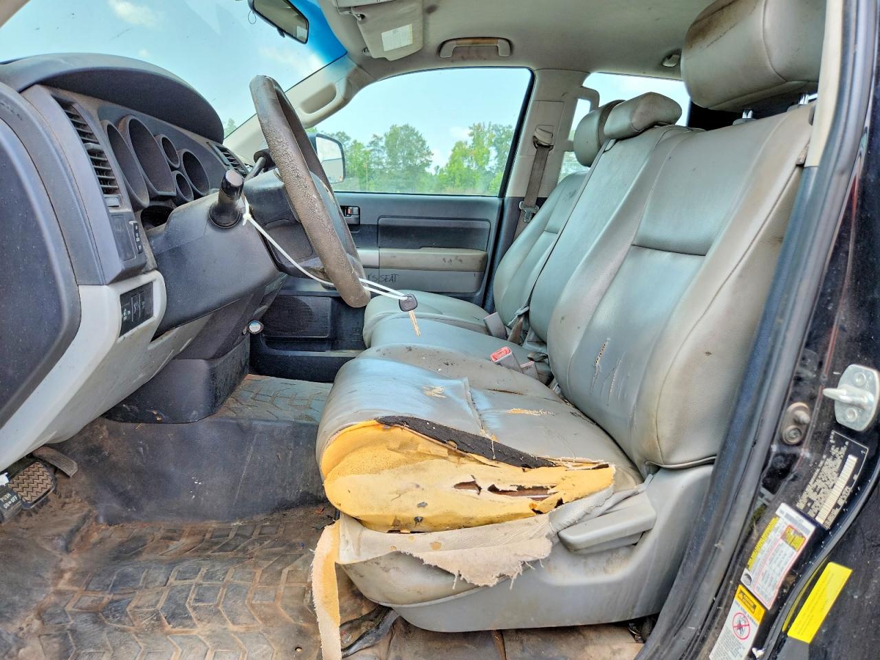 2010 Toyota Tundra Double Cab Sr5 Black vin: 5TFRY5F12AX088944