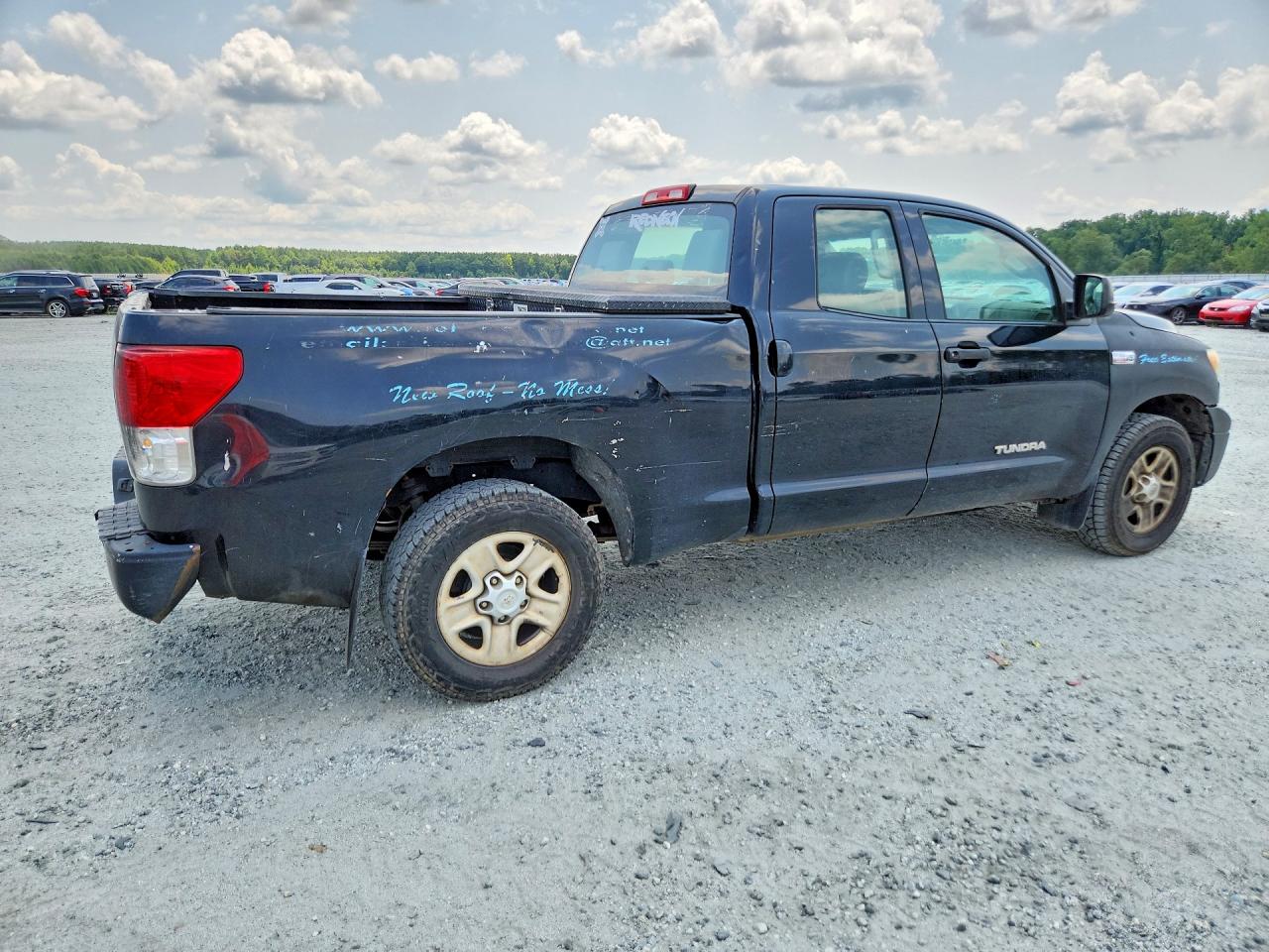 2010 Toyota Tundra Double Cab Sr5 Black vin: 5TFRY5F12AX088944