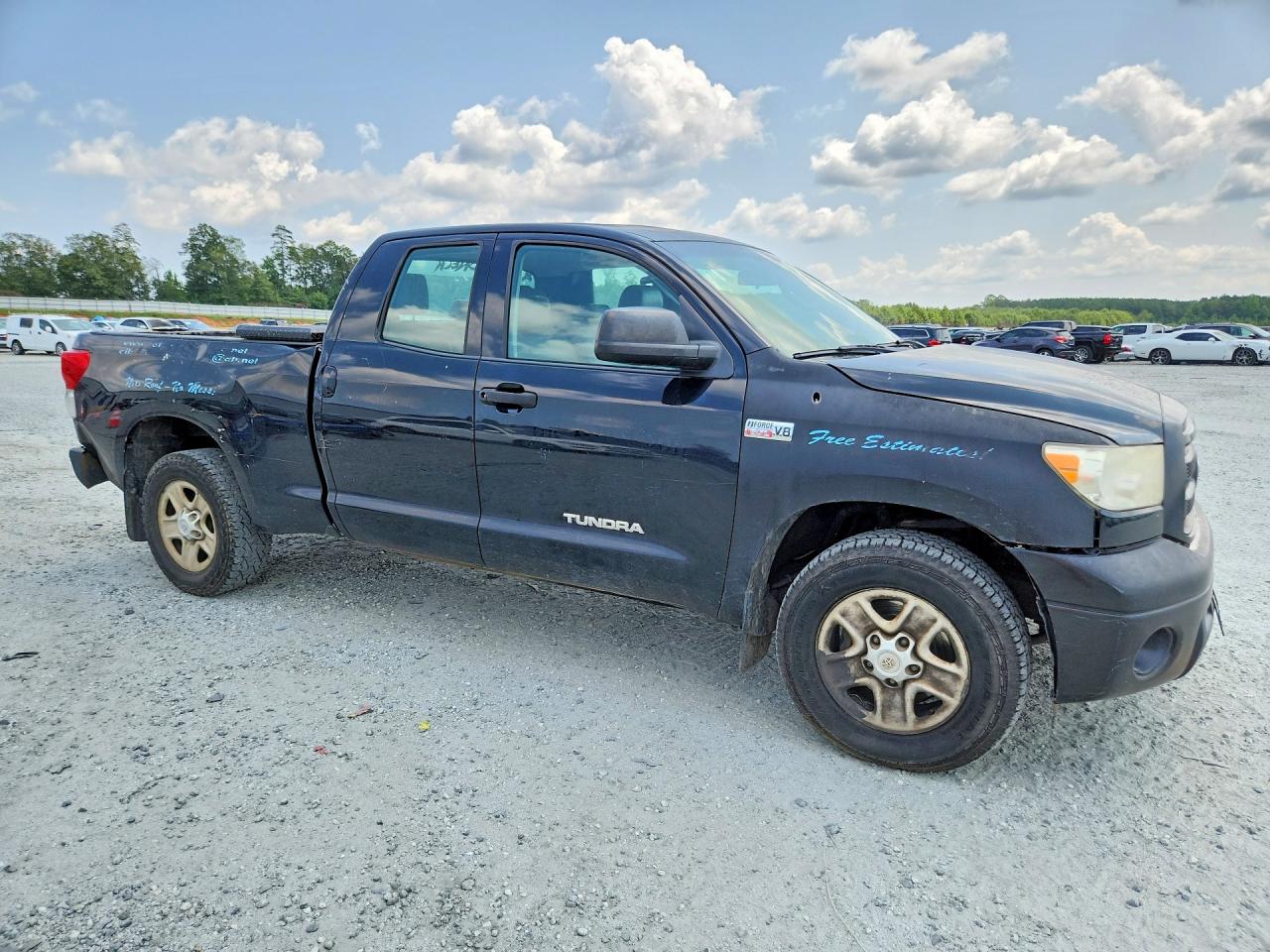 2010 Toyota Tundra Double Cab Sr5 Black vin: 5TFRY5F12AX088944
