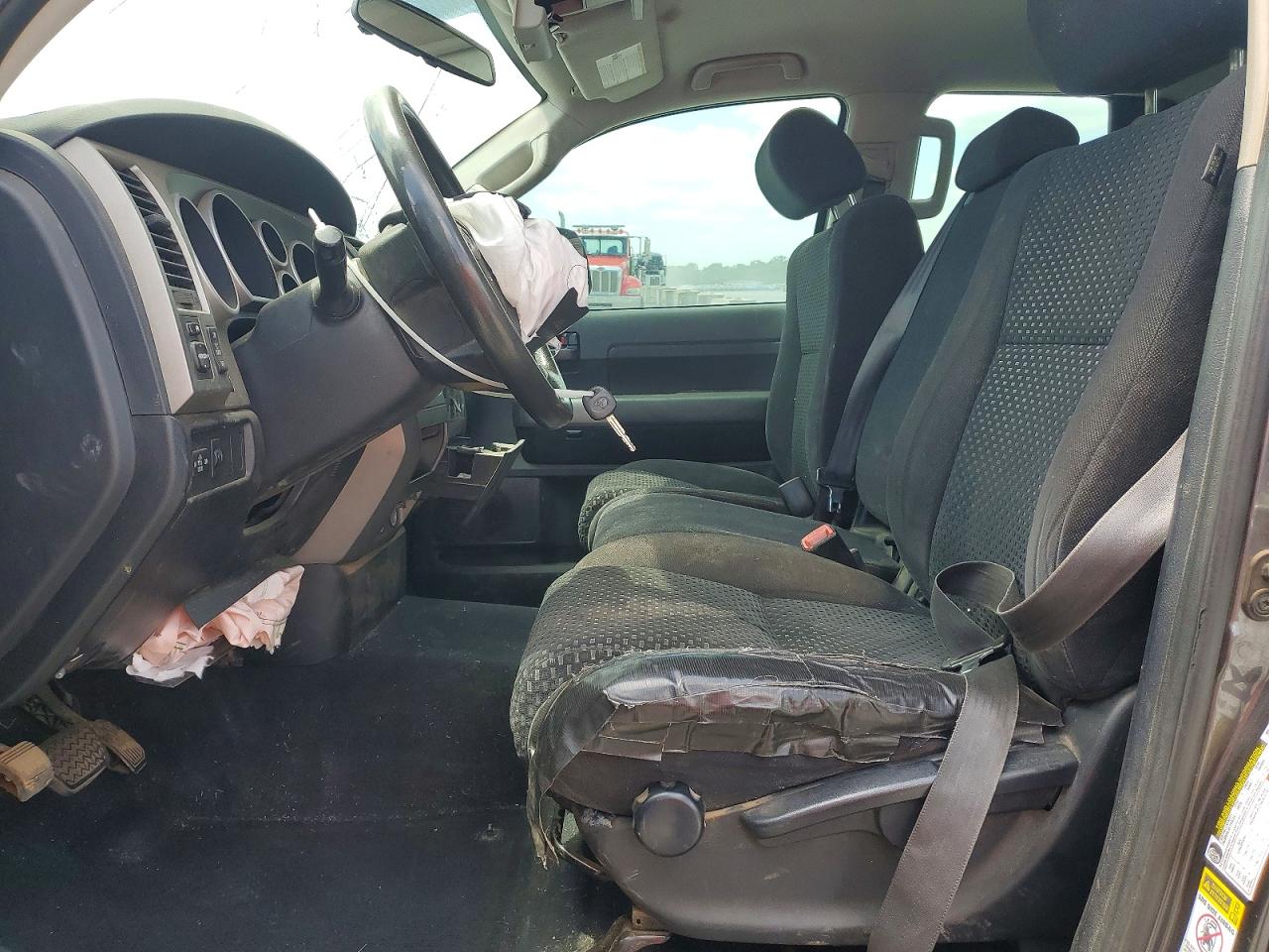 2013 Toyota Tundra Double Cab Sr5 Gray vin: 5TFRY5F12DX146457