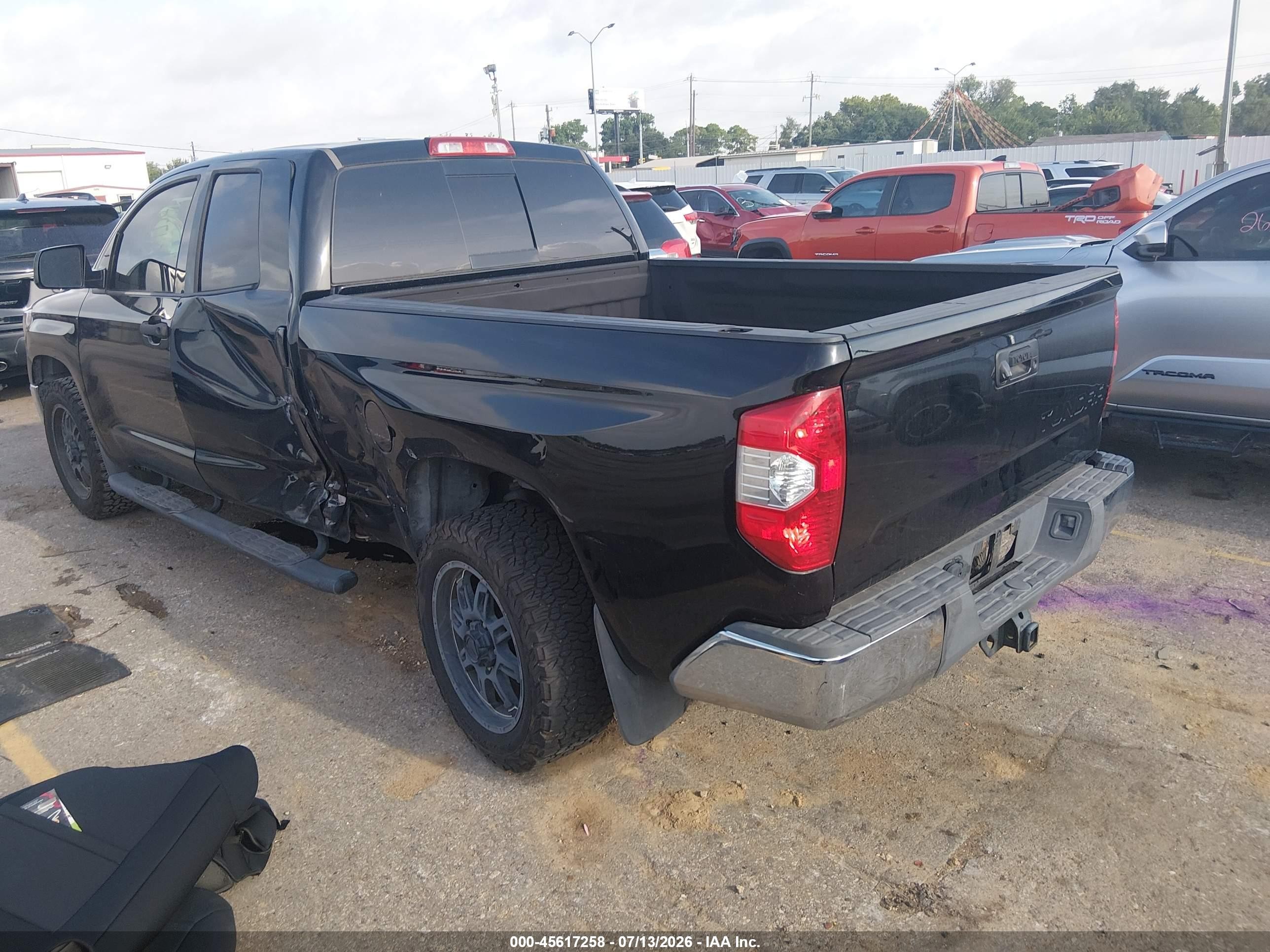 2015 Toyota Tundra Sr5 5.7l V8 Black vin: 5TFRY5F12FX191904