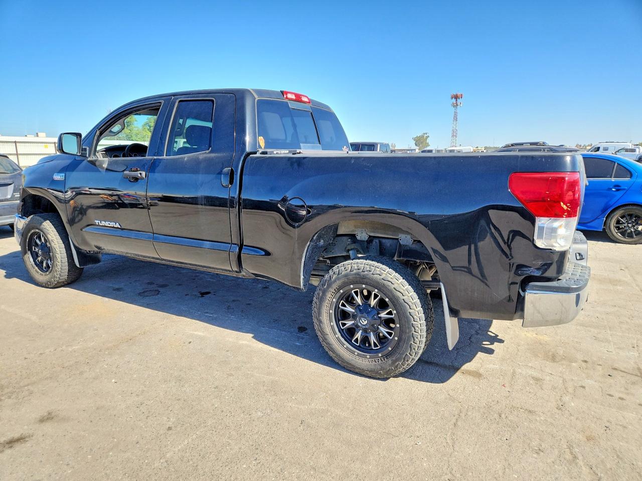 2012 Toyota Tundra Double Cab Sr5 Black vin: 5TFRY5F13CX118908