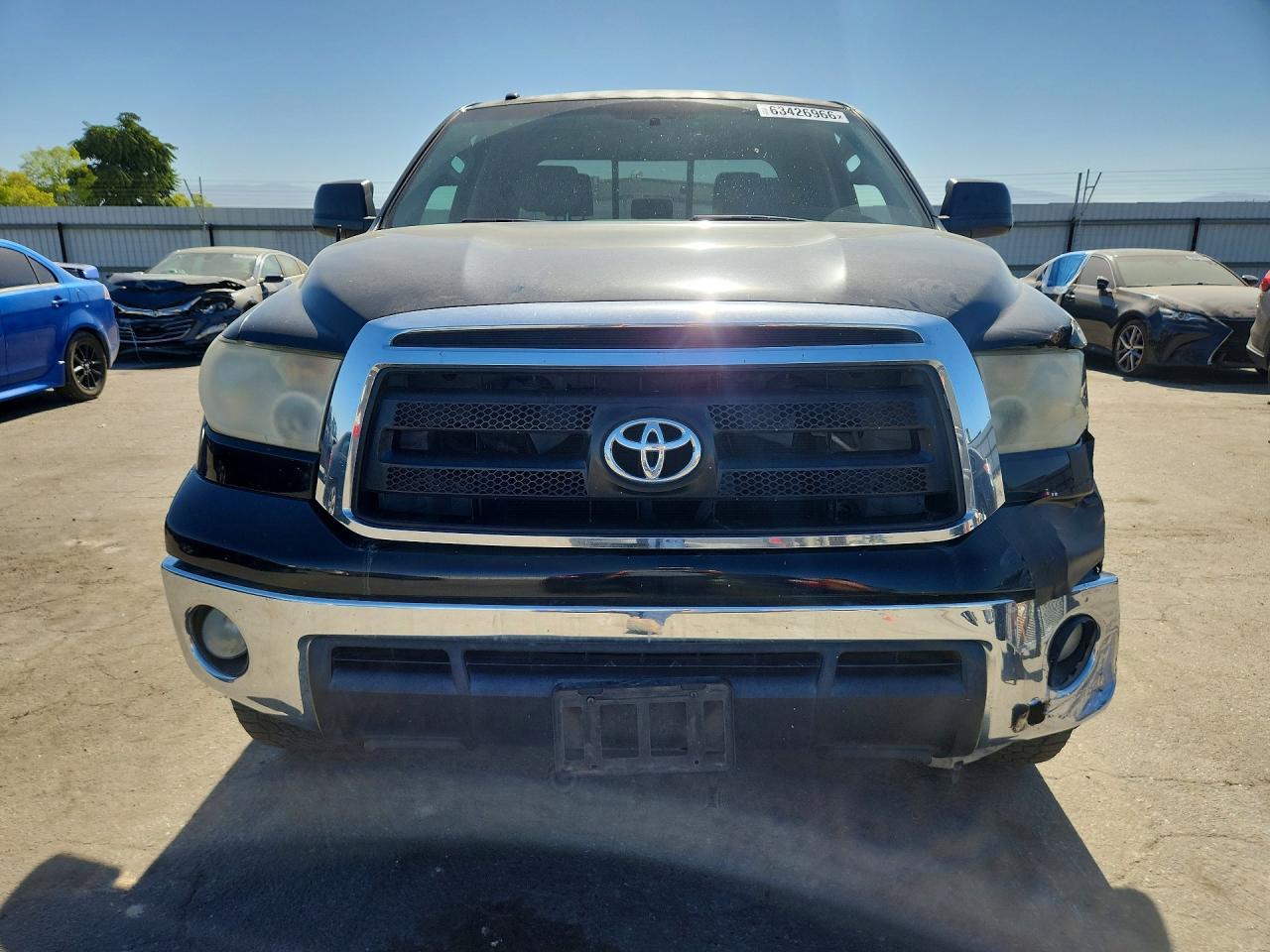 2012 Toyota Tundra Double Cab Sr5 Black vin: 5TFRY5F13CX118908