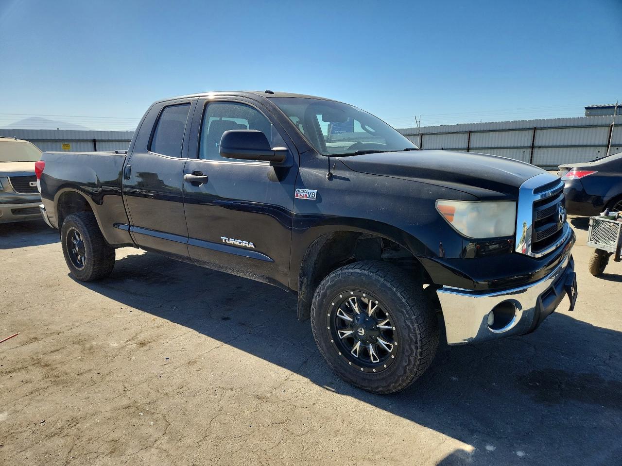 2012 Toyota Tundra Double Cab Sr5 Black vin: 5TFRY5F13CX118908