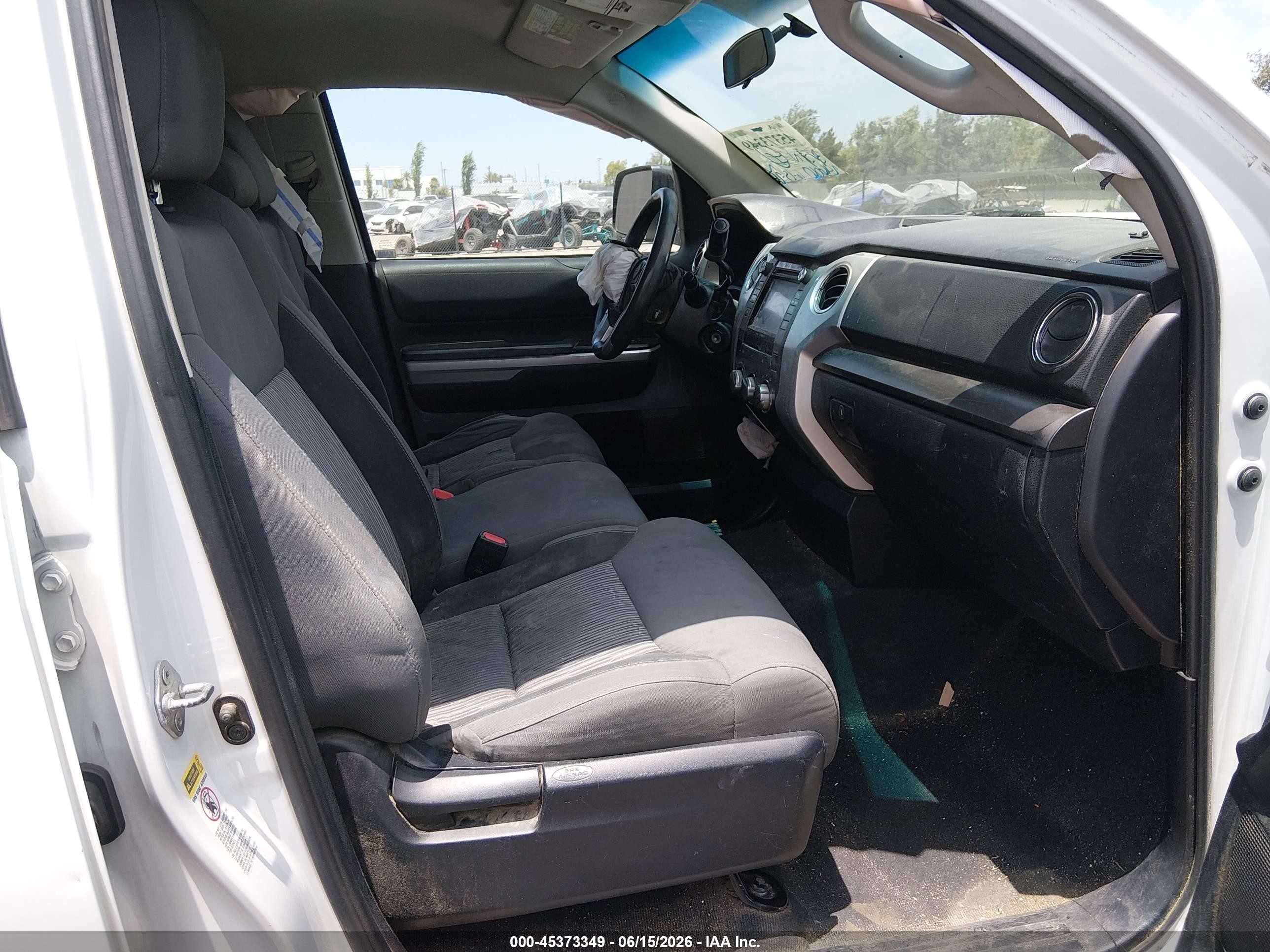 2014 Toyota Tundra Sr5 5.7l V8 Белый vin: 5TFRY5F13EX147585