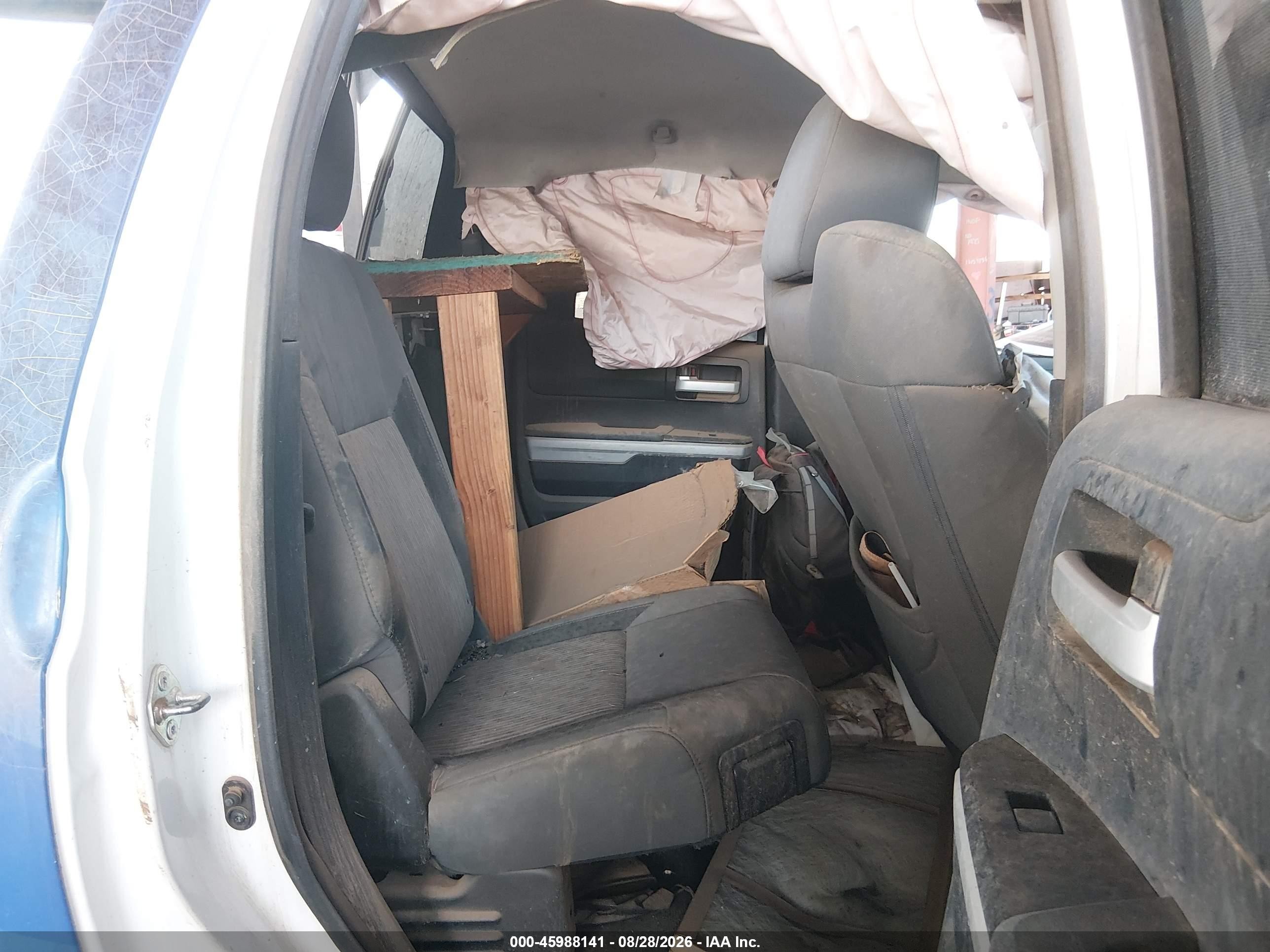 2014 Toyota Tundra Sr5 5.7l V8 Blue vin: 5TFRY5F13EX156691
