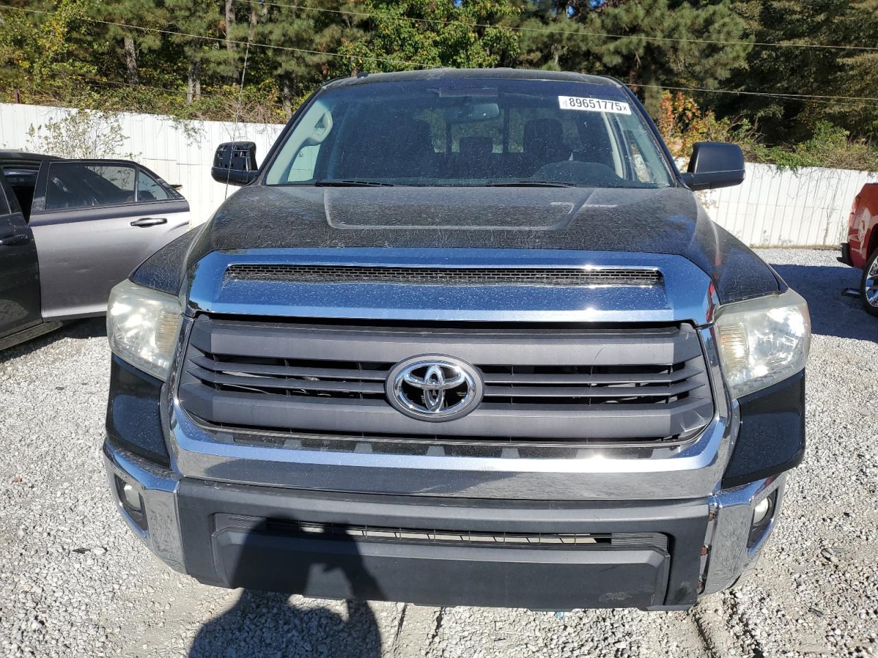 2014 Toyota Tundra Double Cab Sr Black vin: 5TFRY5F13EX161261