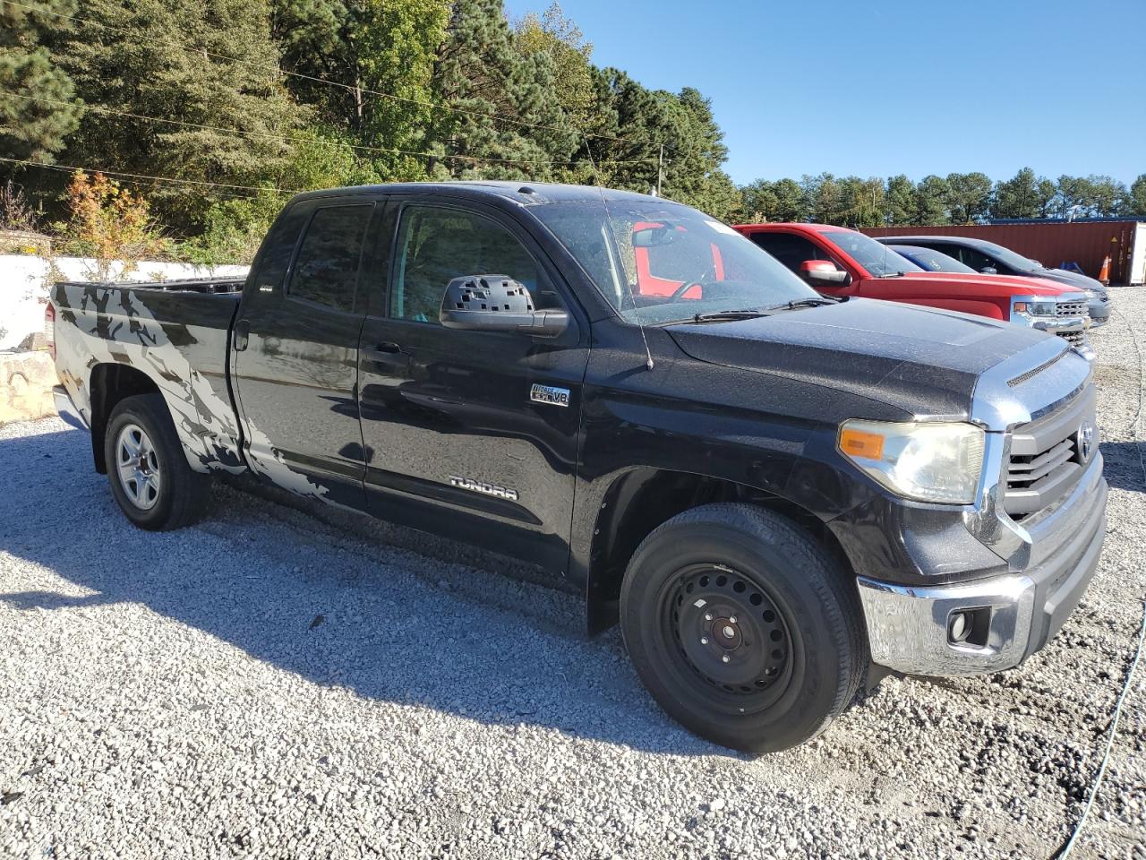 2014 Toyota Tundra Double Cab Sr Black vin: 5TFRY5F13EX161261