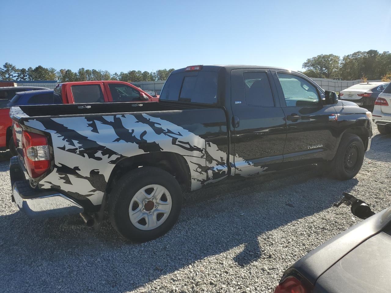 2014 Toyota Tundra Double Cab Sr Black vin: 5TFRY5F13EX161261