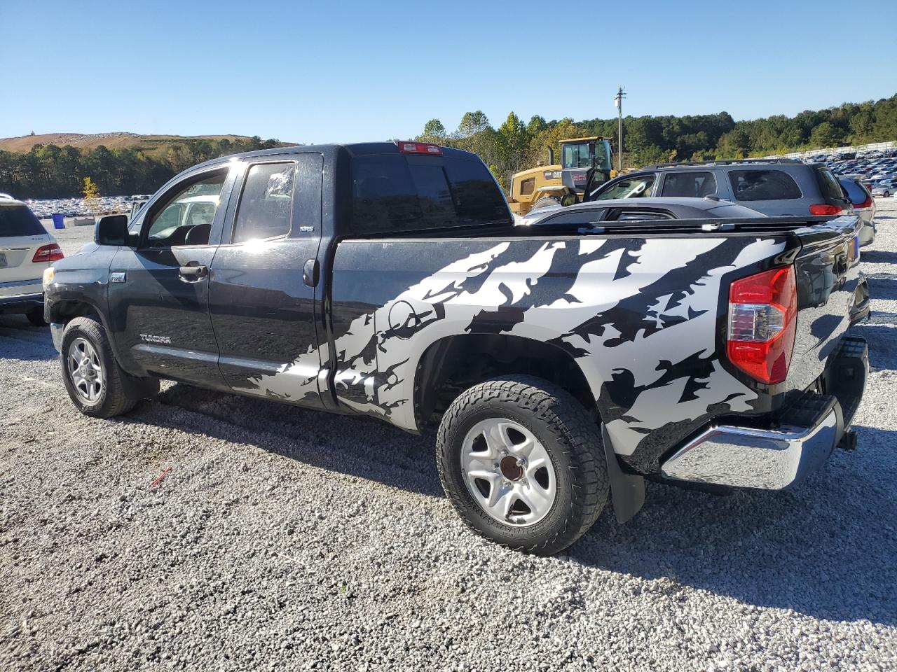 2014 Toyota Tundra Double Cab Sr Black vin: 5TFRY5F13EX161261