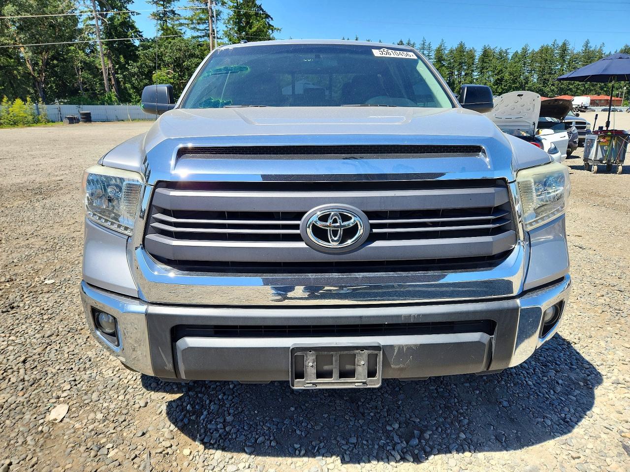 2014 Toyota Tundra Sr5 Silver vin: 5TFRY5F13EX170171