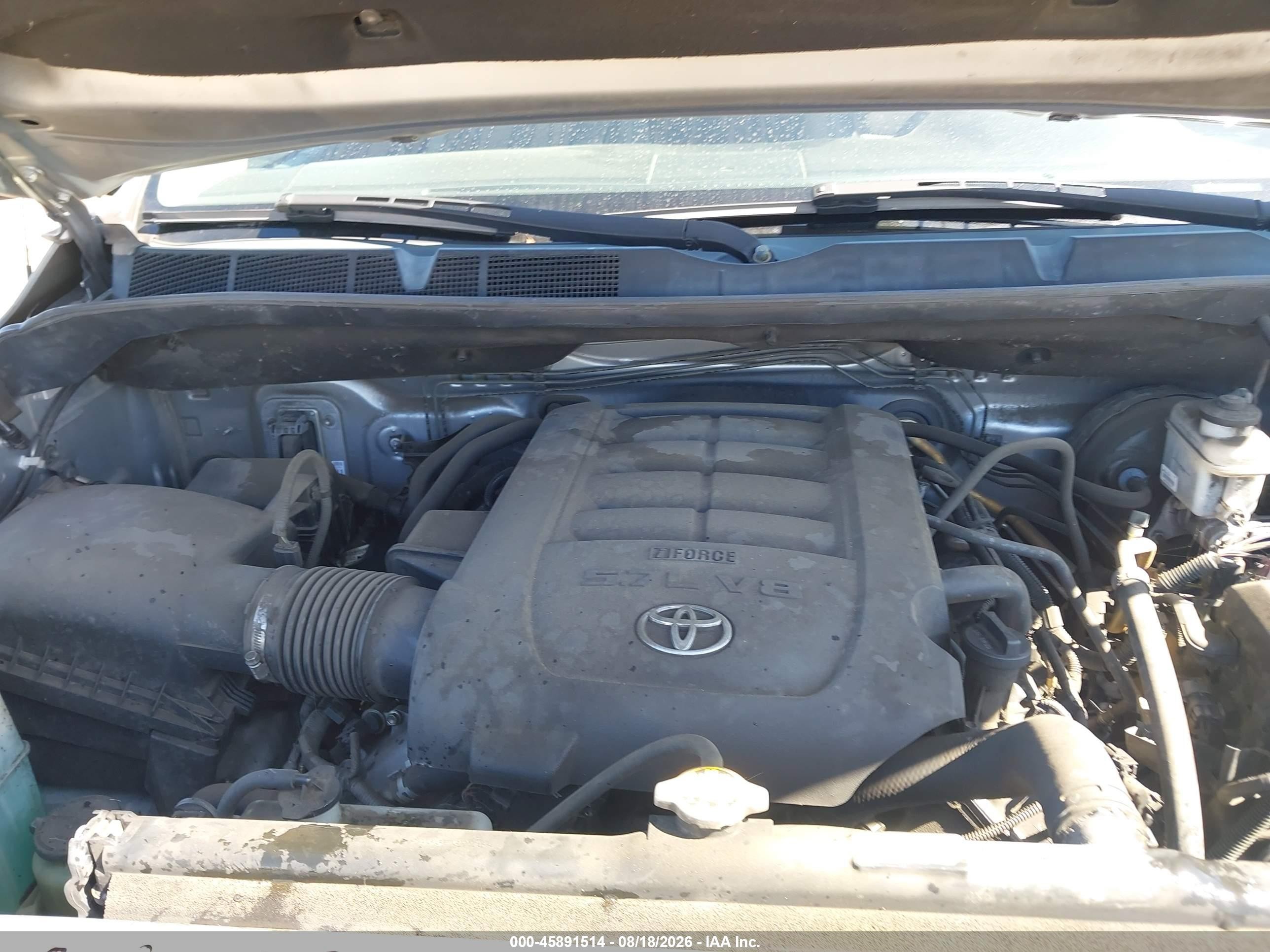 2015 Toyota Tundra Sr5 5.7l V8 Silver vin: 5TFRY5F13FX178630