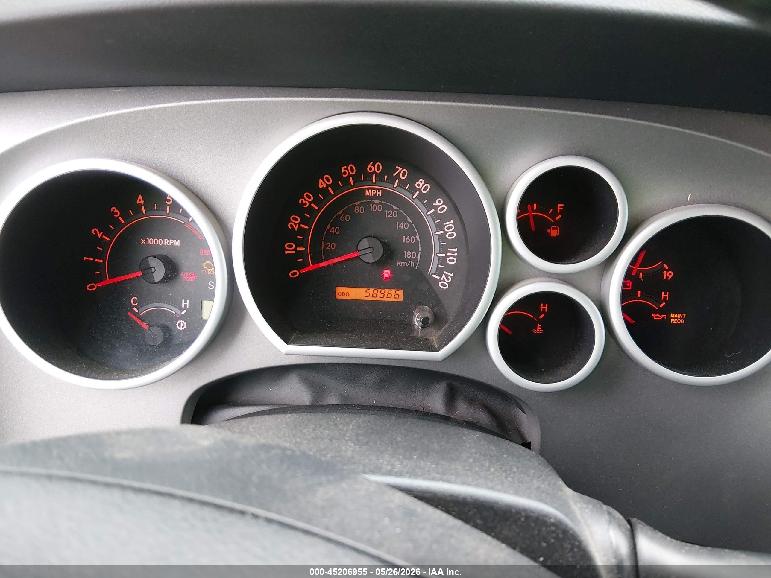 2011 Toyota Tundra Grade 5.7l V8 Gray vin: 5TFRY5F14BX104725