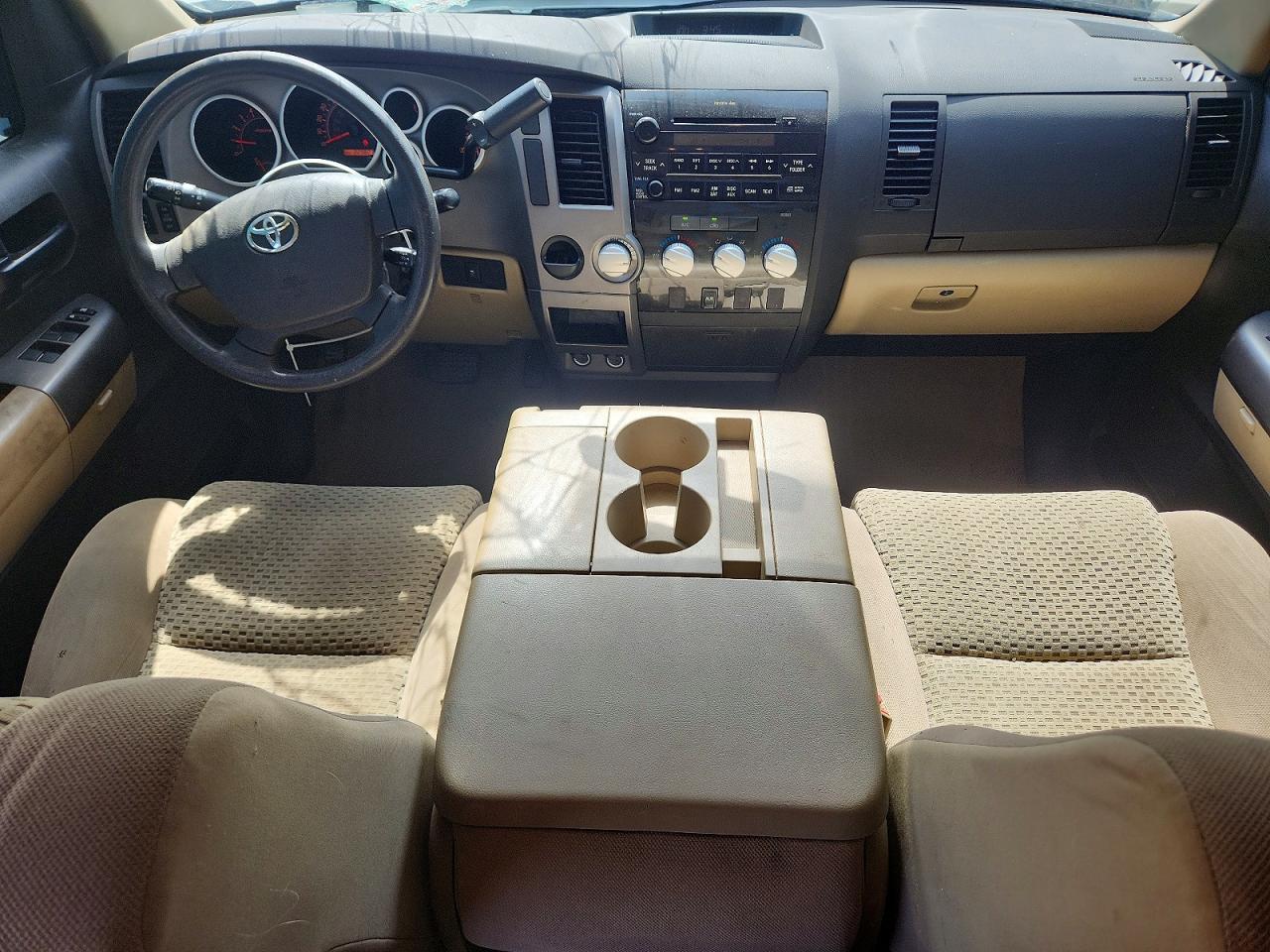 2011 Toyota Tundra Double Cab Sr5 White vin: 5TFRY5F14BX109018