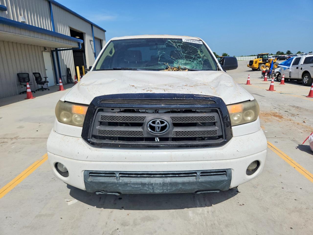 2011 Toyota Tundra Double Cab Sr5 White vin: 5TFRY5F14BX109018