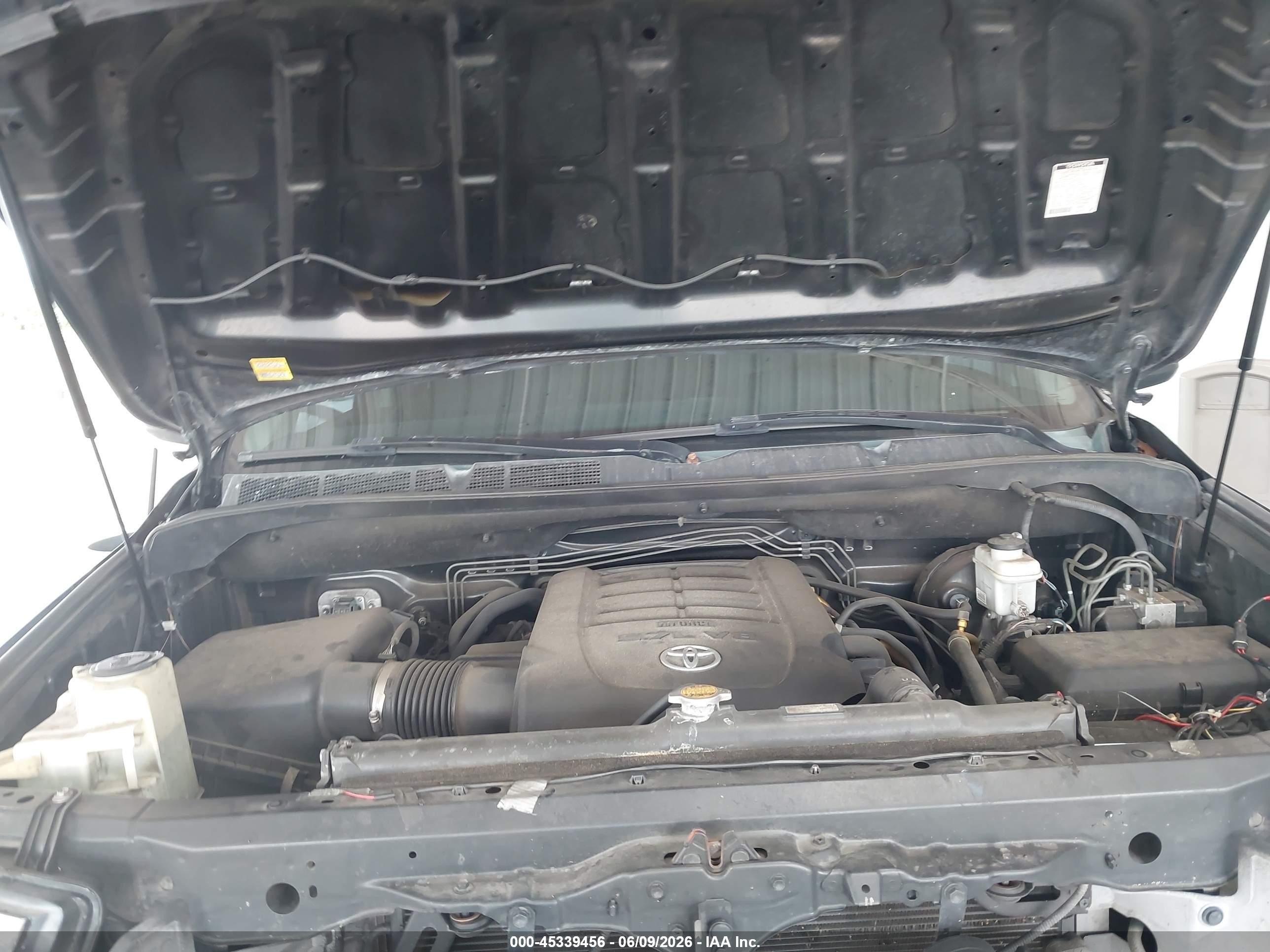 2012 Toyota Tundra Grade 5.7l V8 Black vin: 5TFRY5F14CX129206