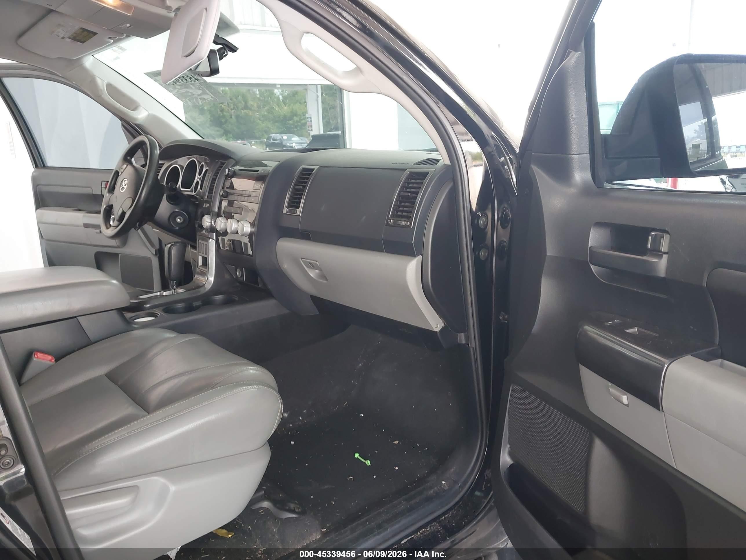 2012 Toyota Tundra Grade 5.7l V8 Black vin: 5TFRY5F14CX129206