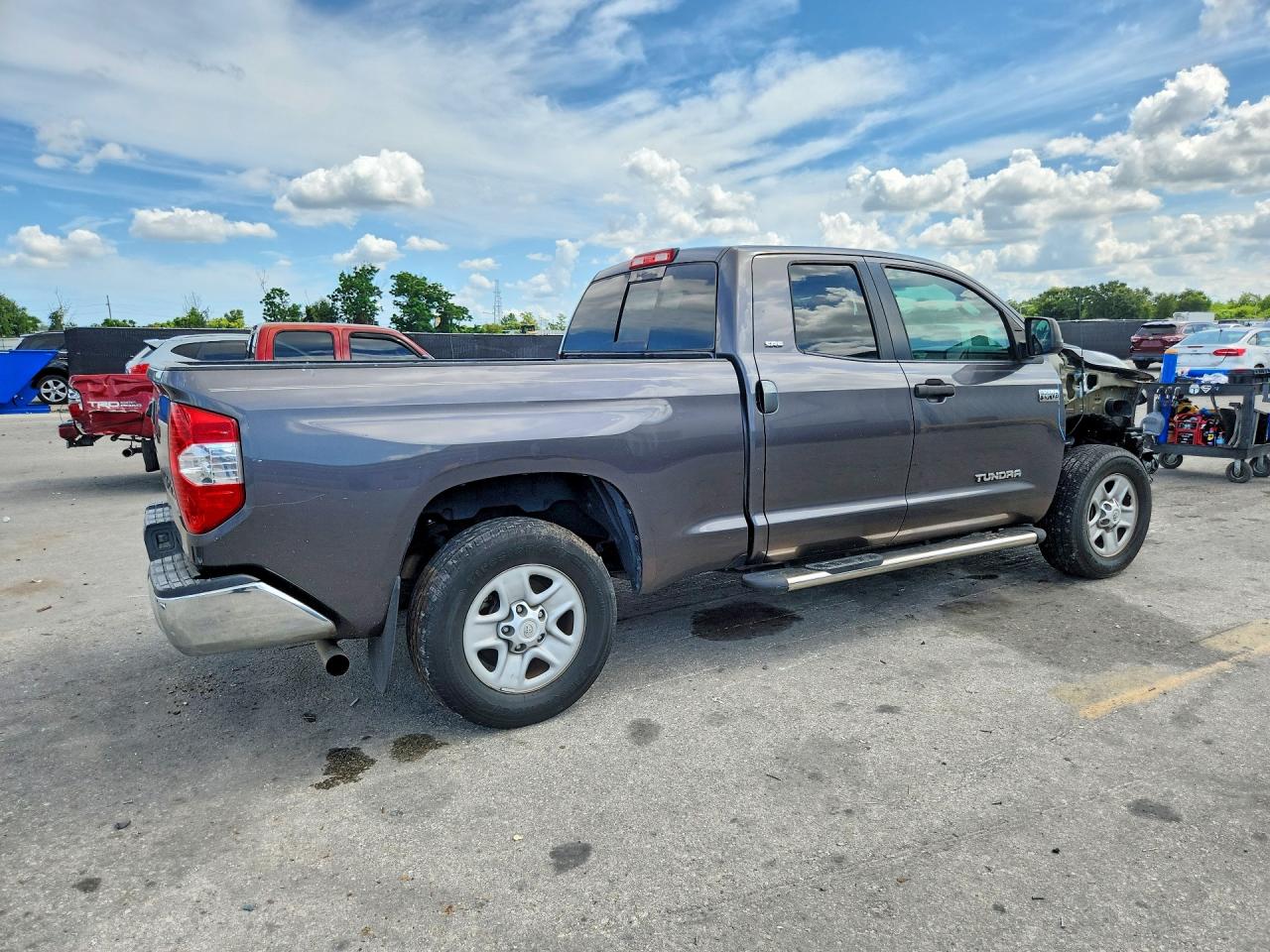 2015 Toyota Tundra Sr5 Gray vin: 5TFRY5F14FX183402
