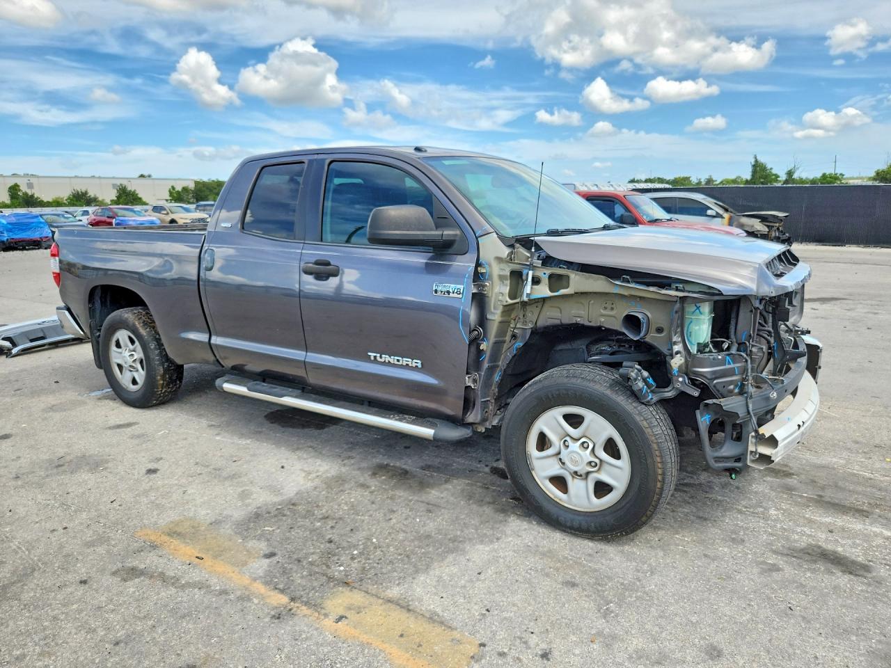 2015 Toyota Tundra Sr5 Gray vin: 5TFRY5F14FX183402