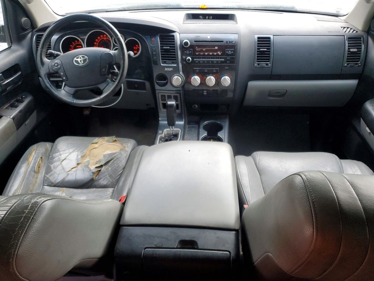 2010 Toyota Tundra Double Cab Sr5 Black vin: 5TFRY5F15AX080840