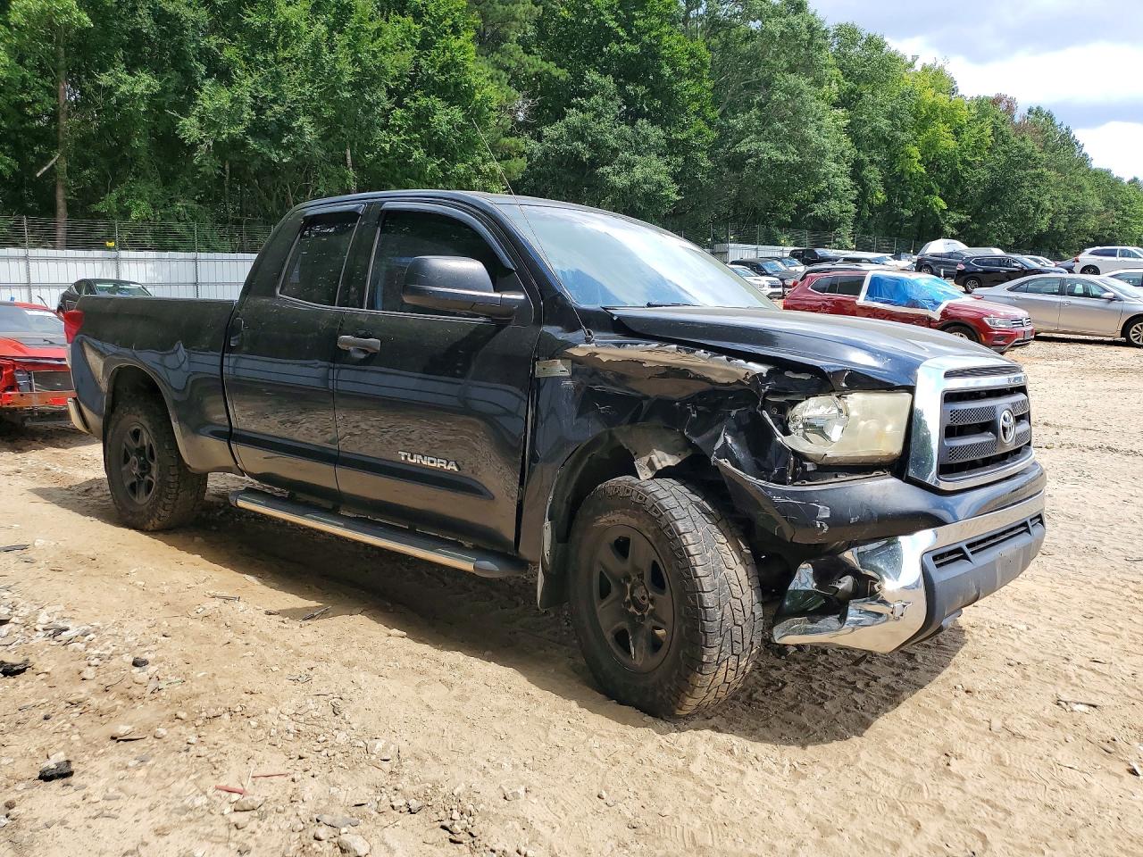 2012 Toyota Tundra Double Cab Sr5 Black vin: 5TFRY5F15CX124225