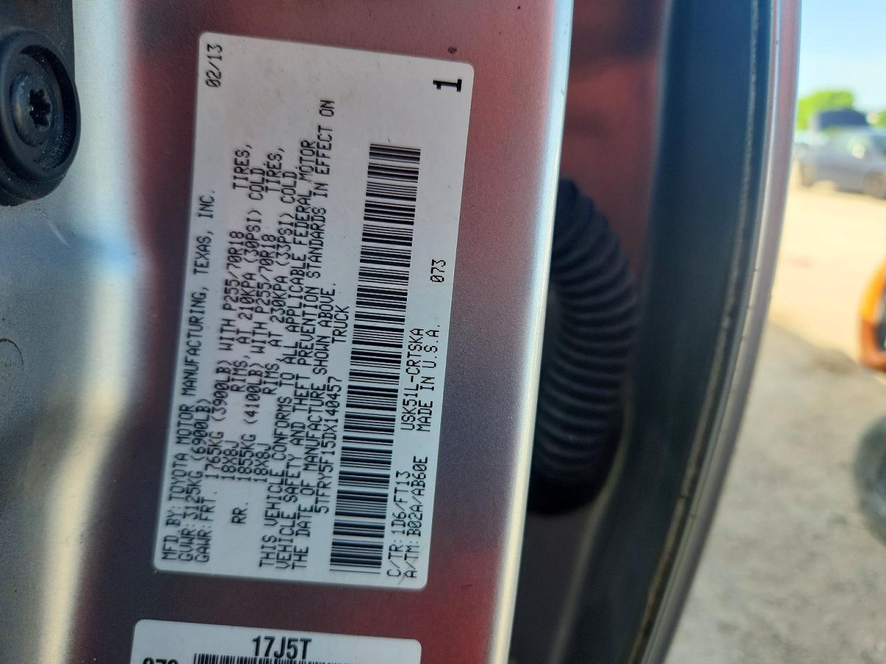 2013 Toyota Tundra Double Cab Sr5 Серебряный vin: 5TFRY5F15DX140457
