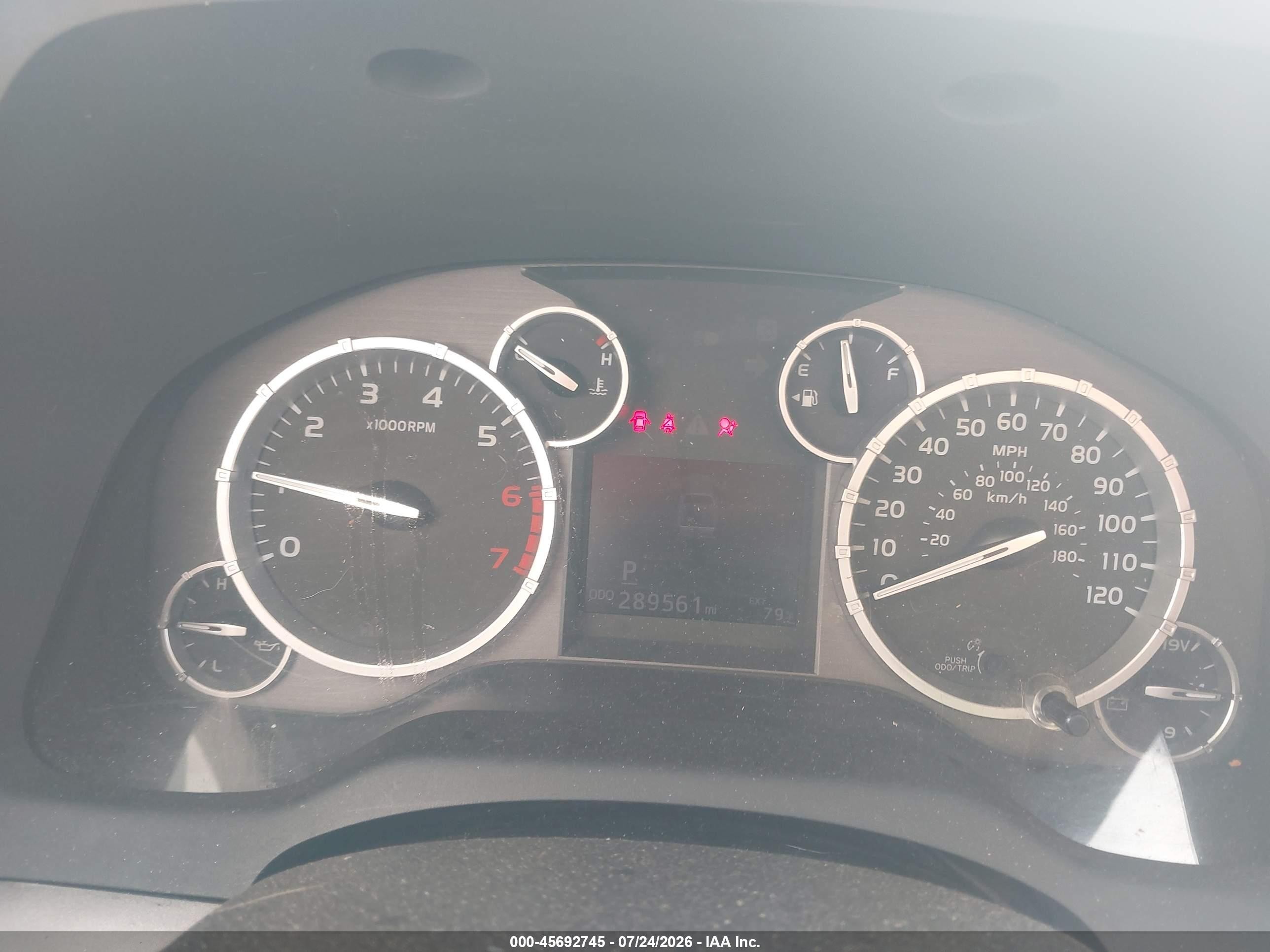 2015 Toyota Tundra Sr5 5.7l V8 Gray vin: 5TFRY5F15FX189421