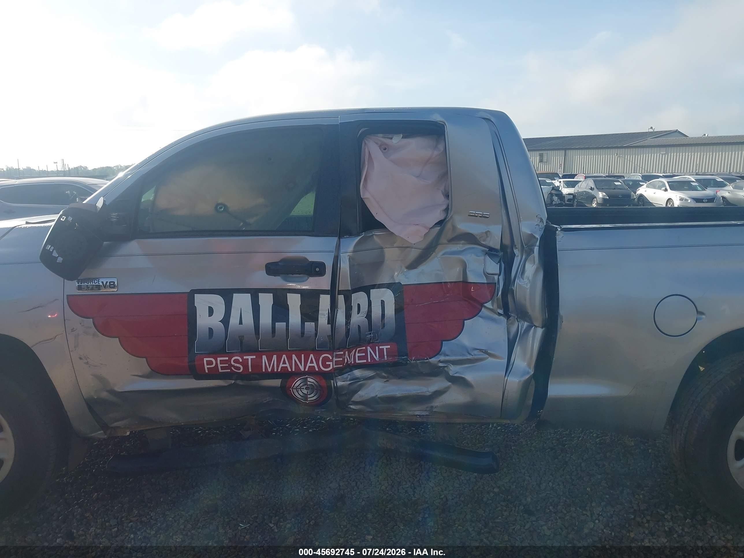 2015 Toyota Tundra Sr5 5.7l V8 Gray vin: 5TFRY5F15FX189421