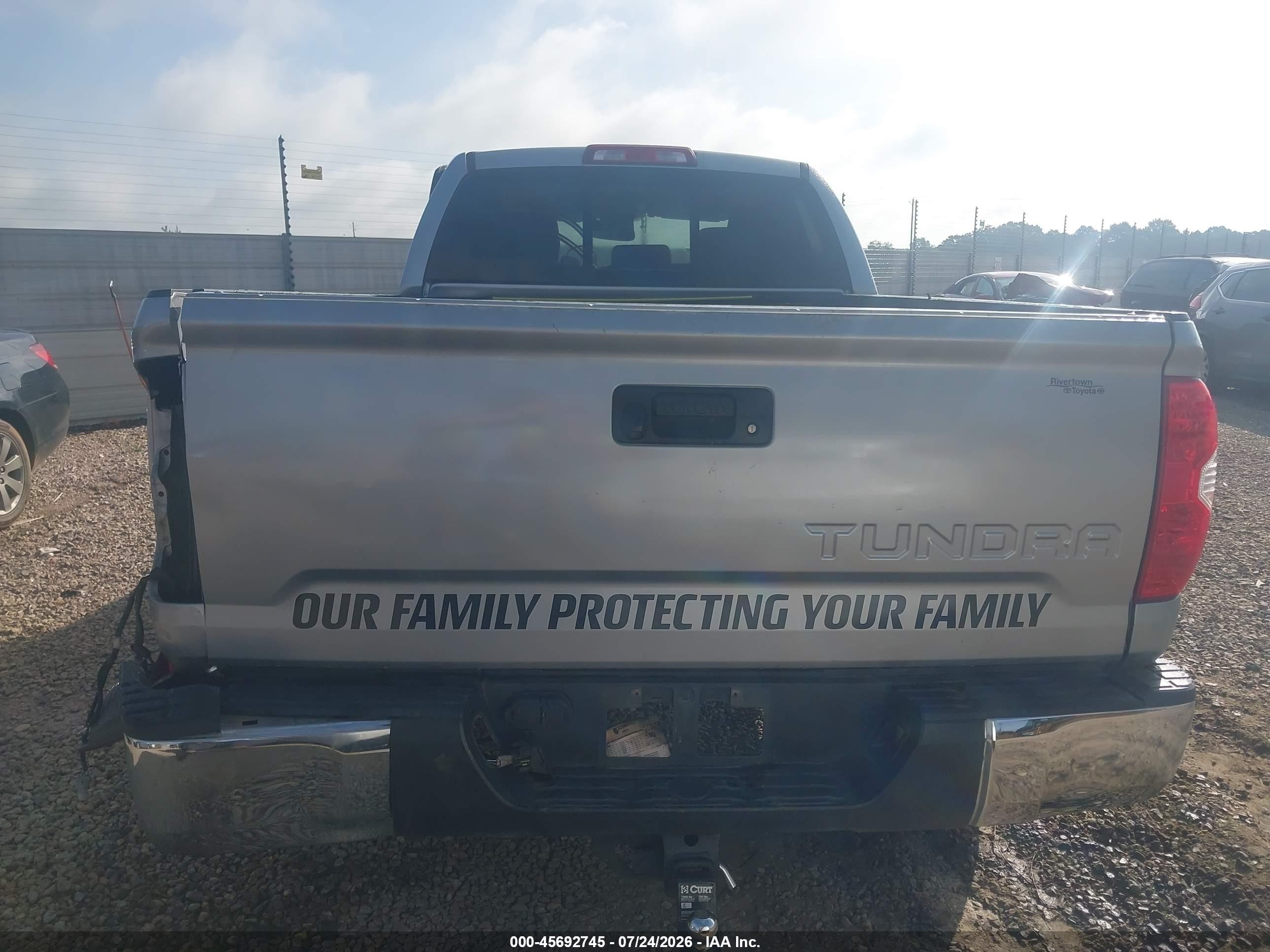 2015 Toyota Tundra Sr5 5.7l V8 Gray vin: 5TFRY5F15FX189421