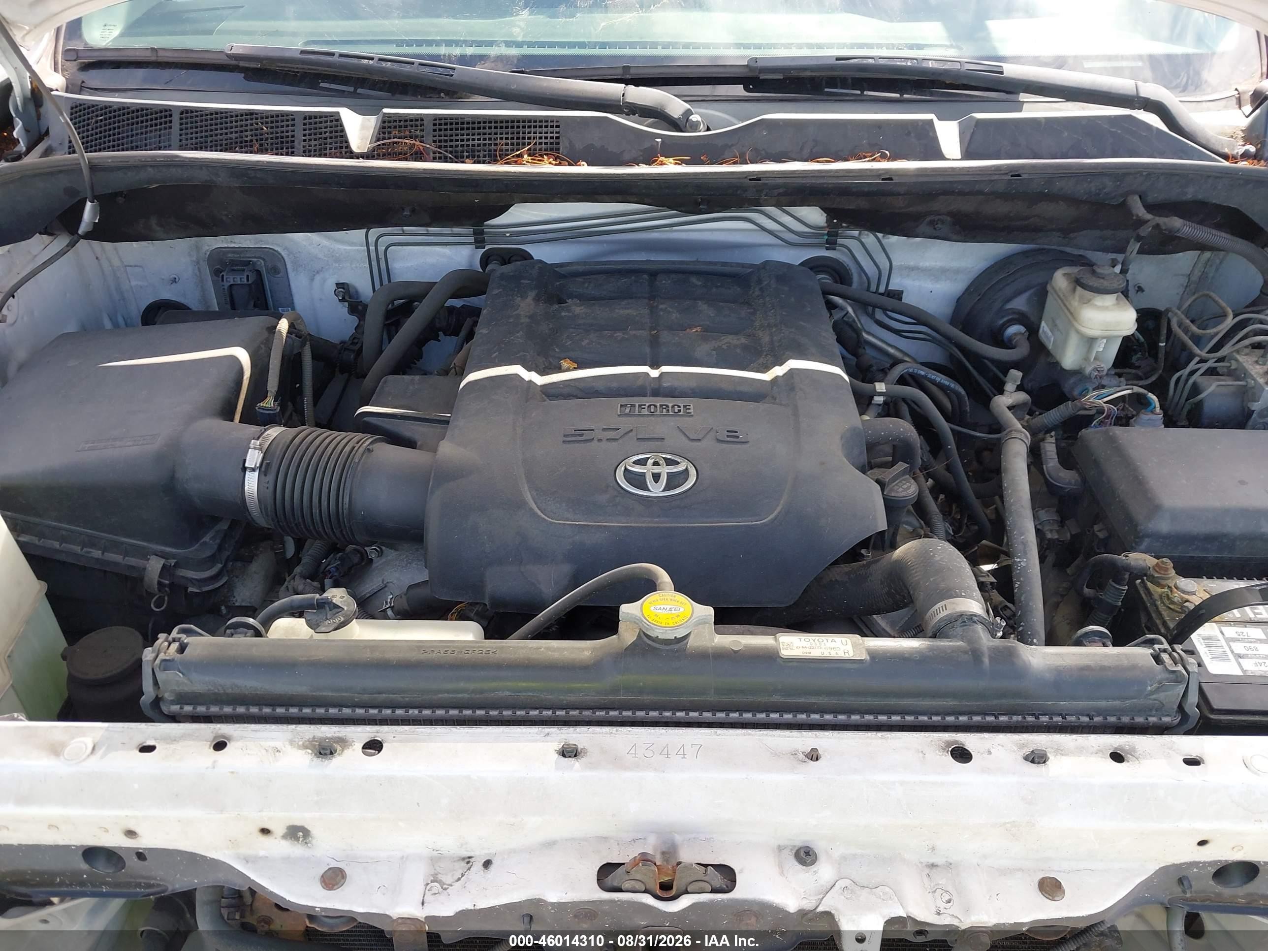 2011 Toyota Tundra Grade 5.7l V8 Black vin: 5TFRY5F16BX102474